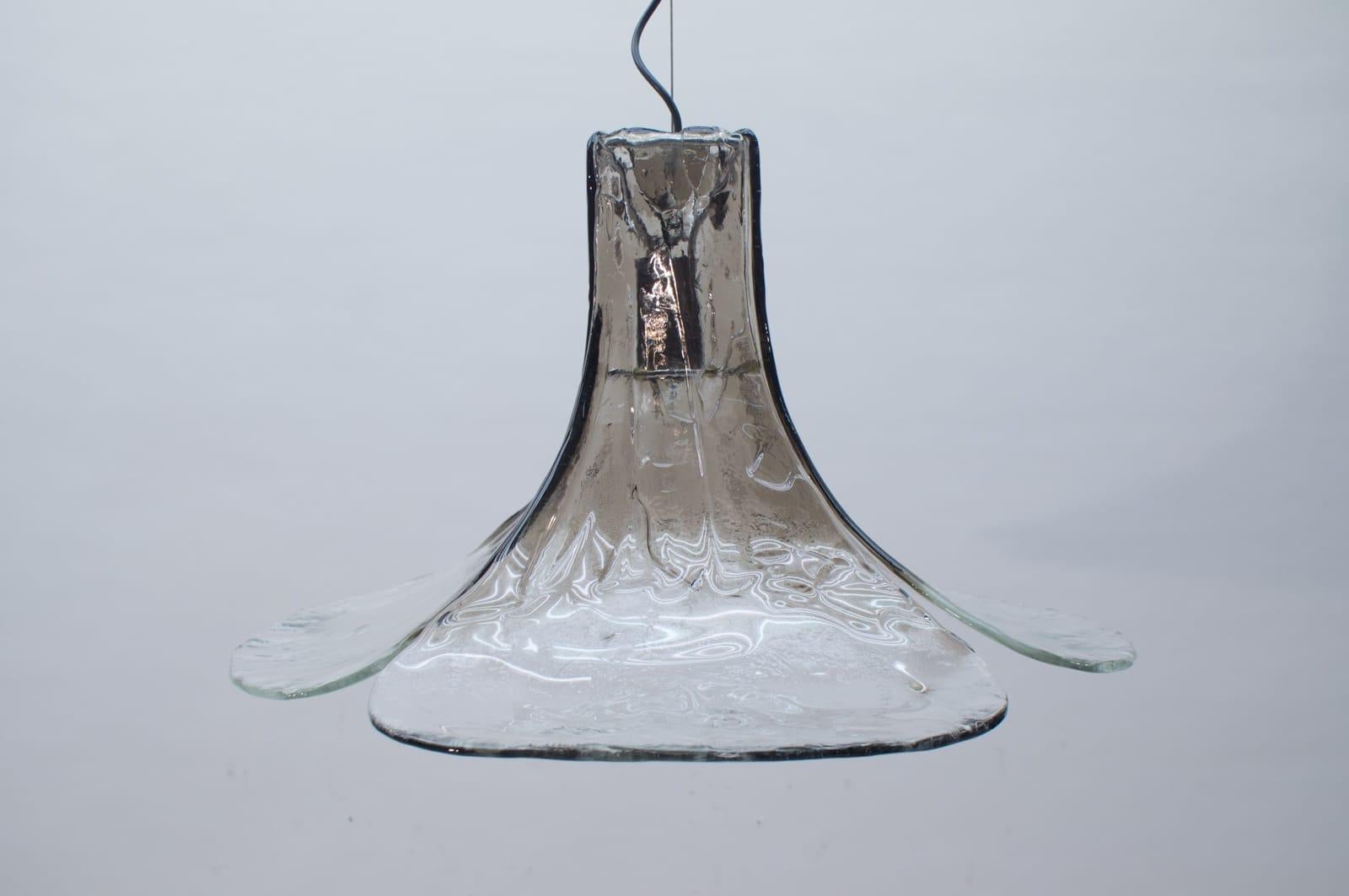 German Carlo Nason Mazzega Pendant Lamp for J.T. Kalmar in Murano Glass, 1970s