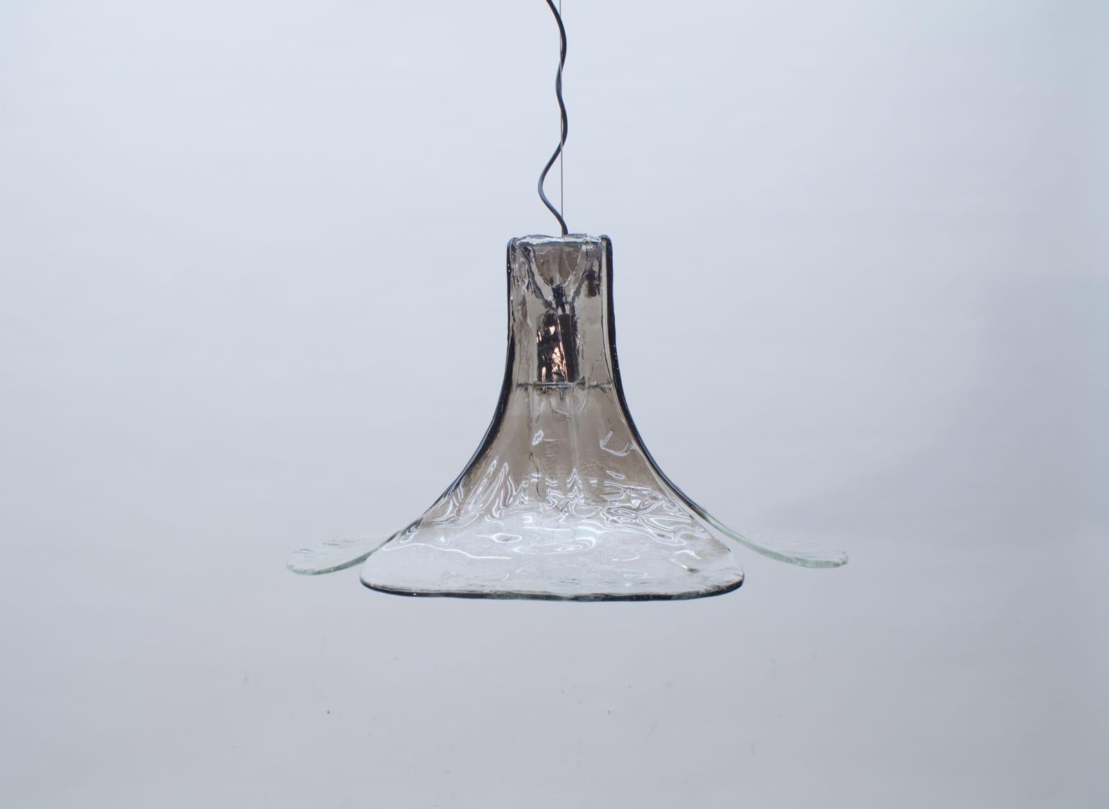 Carlo Nason Mazzega Pendant Lamp for J.T. Kalmar in Murano Glass, 1970s In Good Condition In Nürnberg, Bayern