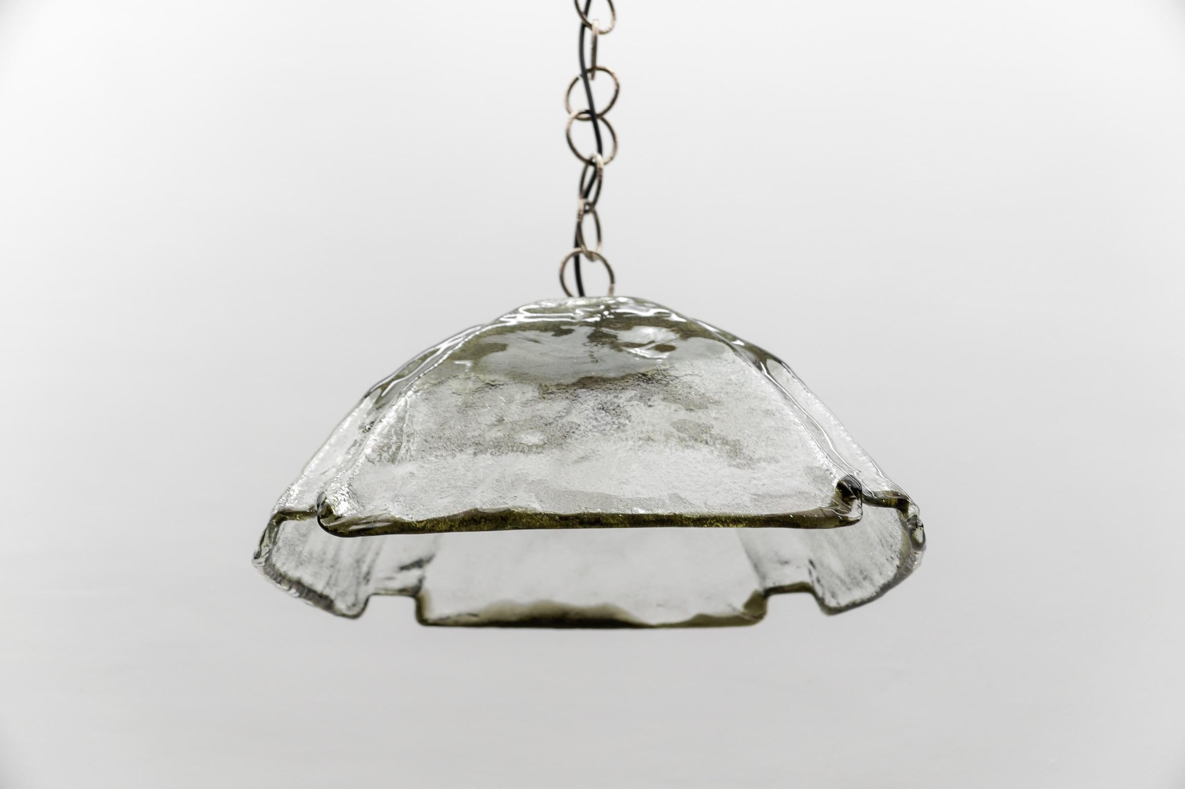 Milieu du XXe siècle Lampe à suspension Carlo Nason Mazzega pour J.T. Murano en verre de Murano, 1970 en vente