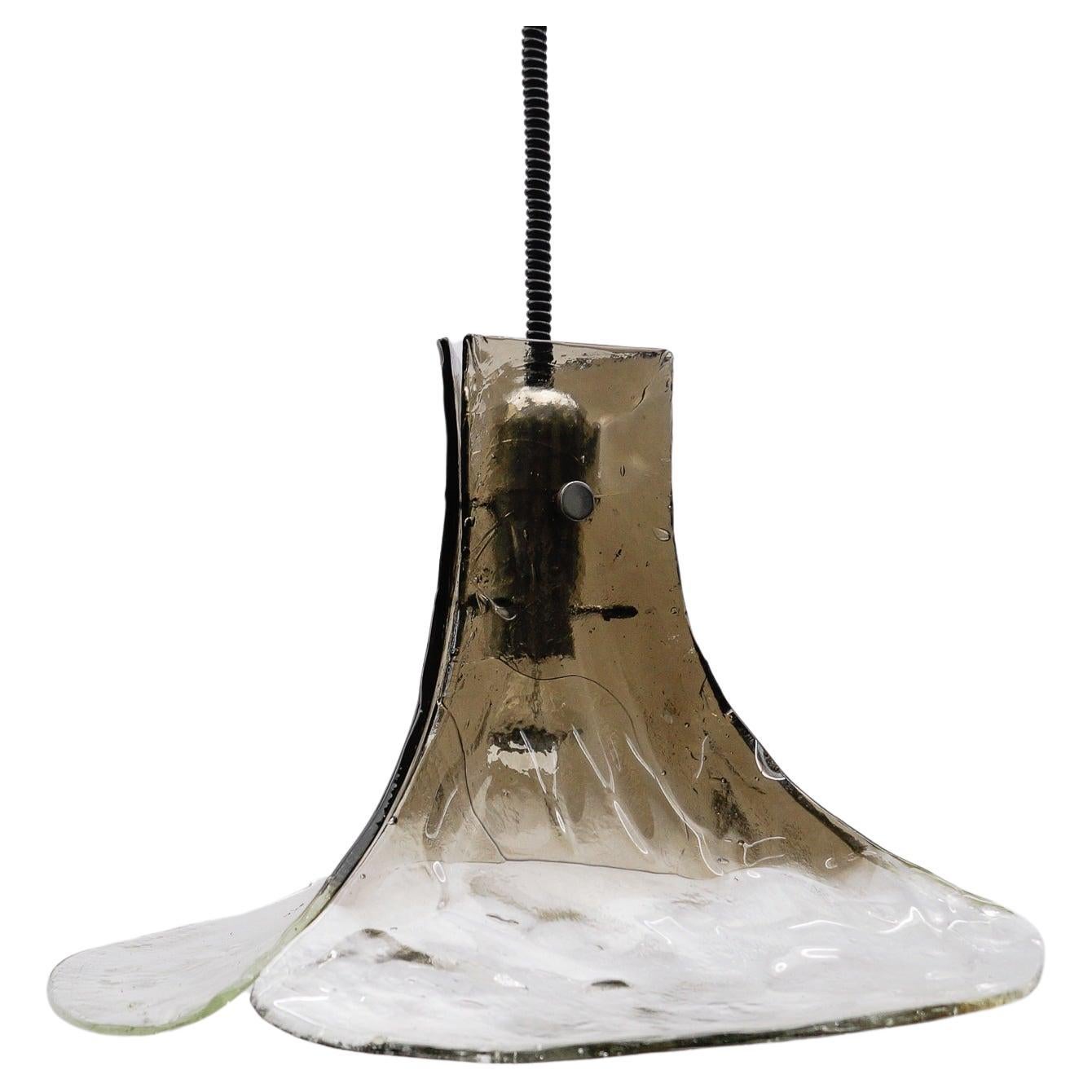 Carlo Nason Mazzega Pendant Lamp for J.T. Kalmar in Murano Glass, 1970s For Sale