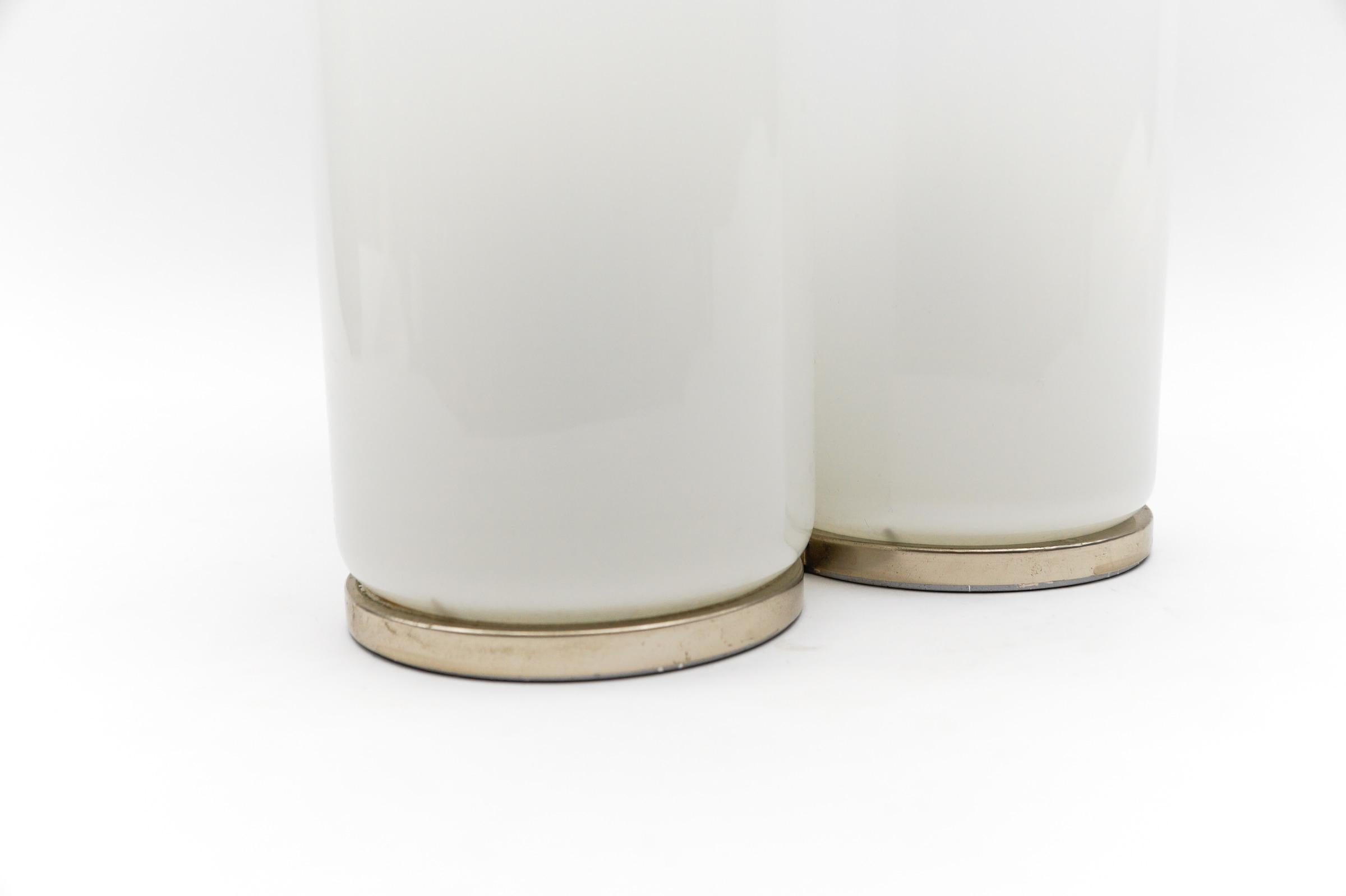 Carlo Nason Mazzega Tischlampe Metall Chrom Murano Glas 1970 Italien.  Seltenes Auto im Angebot 7