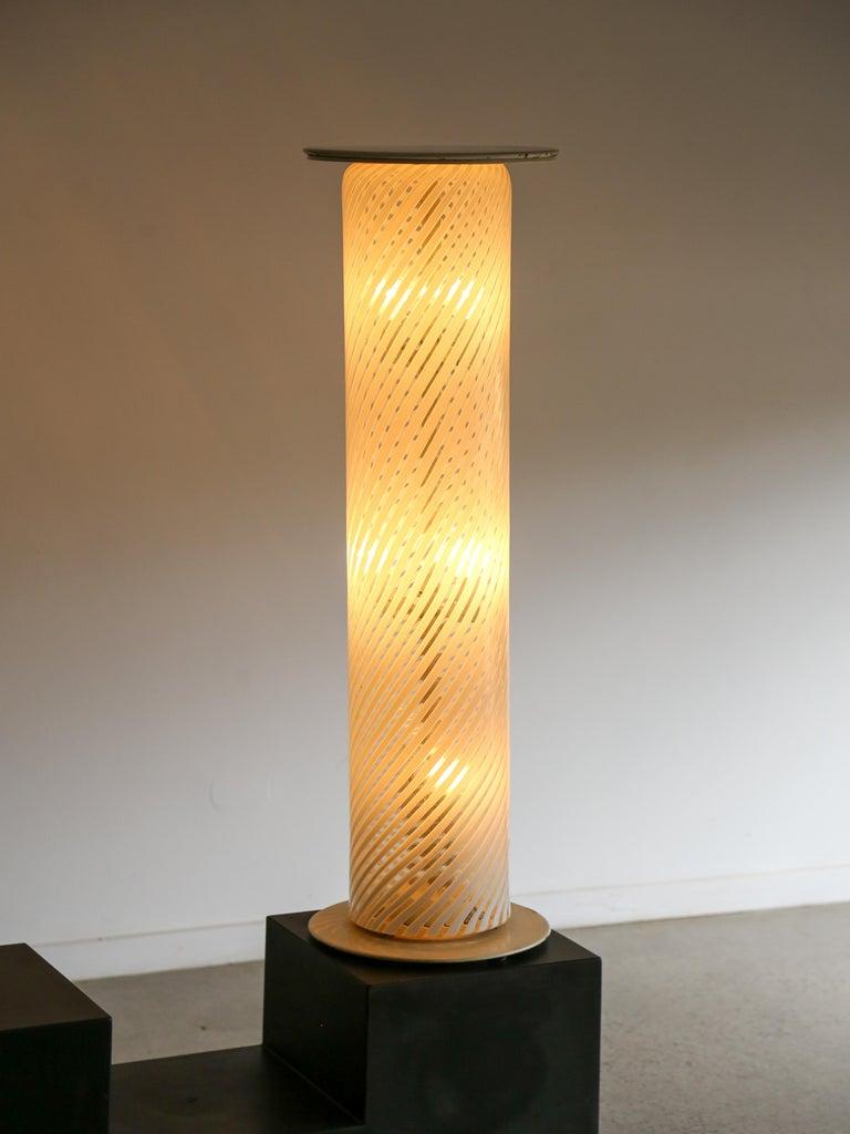 Carlo Nason Lámpara de pie de cristal de Murano de mediados del siglo XX Moderno de mediados de siglo en venta