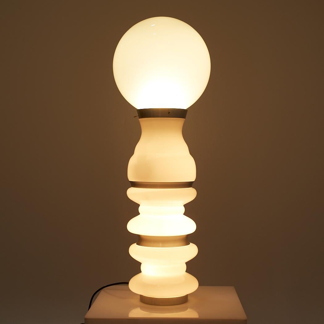 Carlo Nason Mid Century Murano Glass Lamp For Sale 4