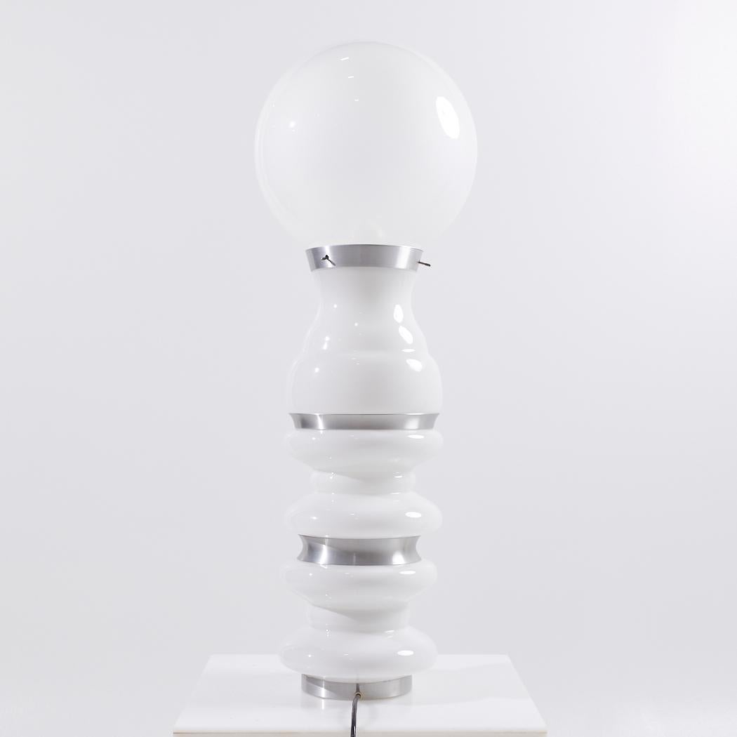 Carlo Nason Mid Century Murano Glass Lamp In Good Condition For Sale In Countryside, IL