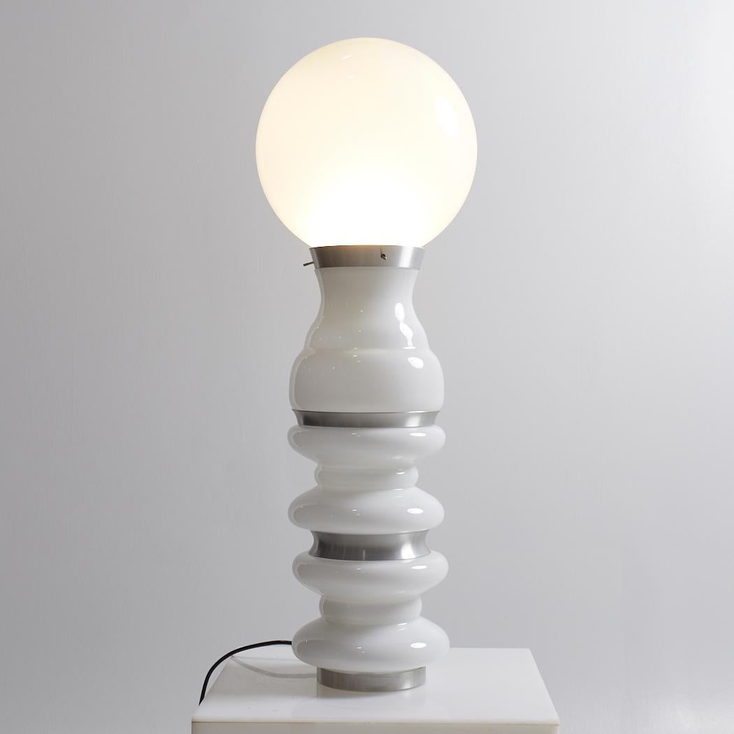 Carlo Nason Mid Jahrhundert Murano Glas Lampe im Angebot 1