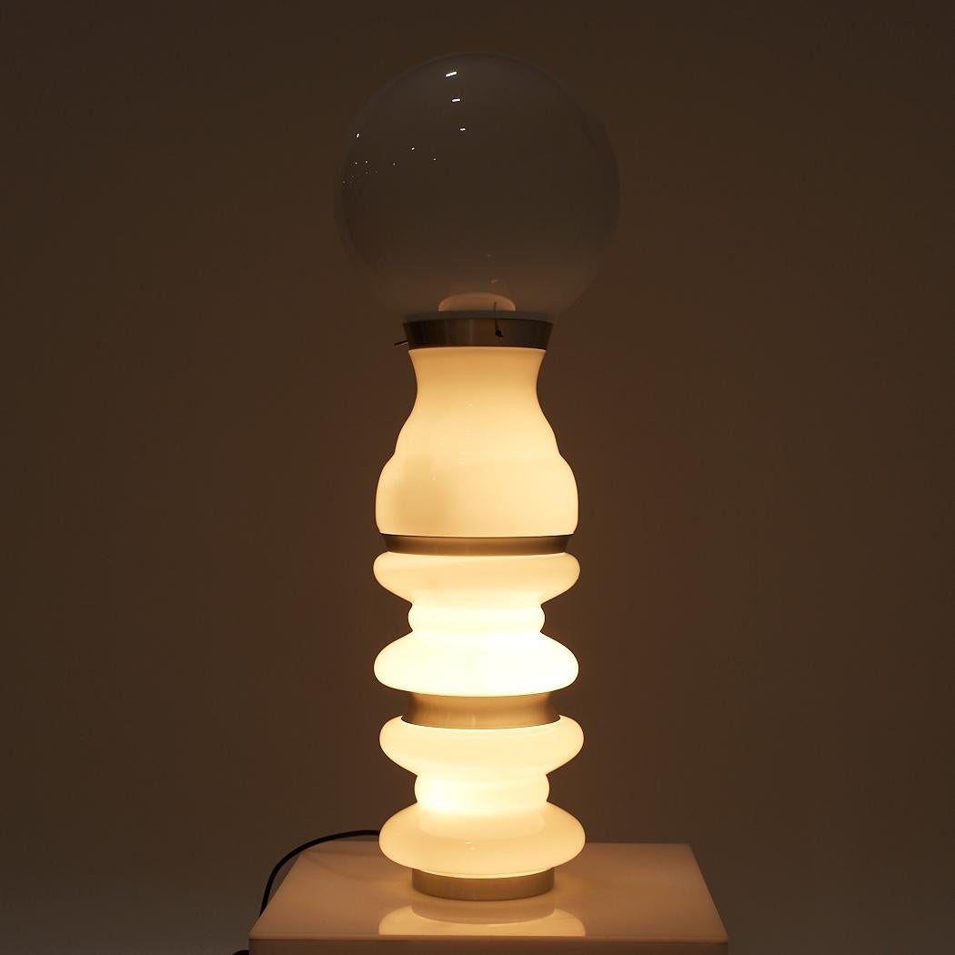 Carlo Nason Mid Century Murano Glass Lamp For Sale 3