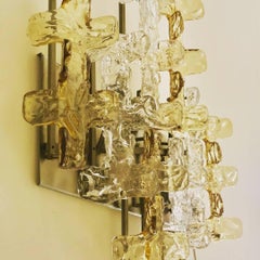 Carlo Nason mid-century wall light Sculpture glass murano, 1960