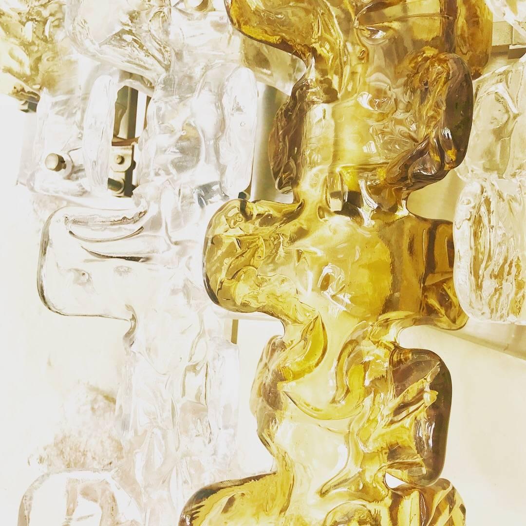 Carlo Nason mid-century wall light Sculpture glass murano, 1960 In Good Condition For Sale In Denia, ES