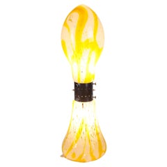 Carlo Nason Model Lipstick Design Floor Lamp, Made by Mazzega, Italy