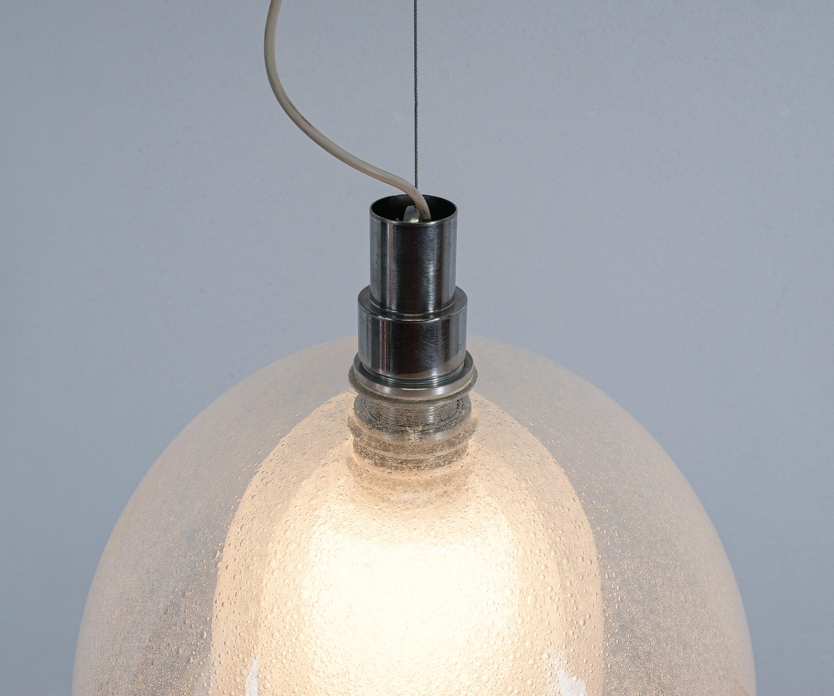 Carlo Nason Model No 134 Medusa Pulegoso Glass Lamp Mazzega, Italie, 1969 en vente 4