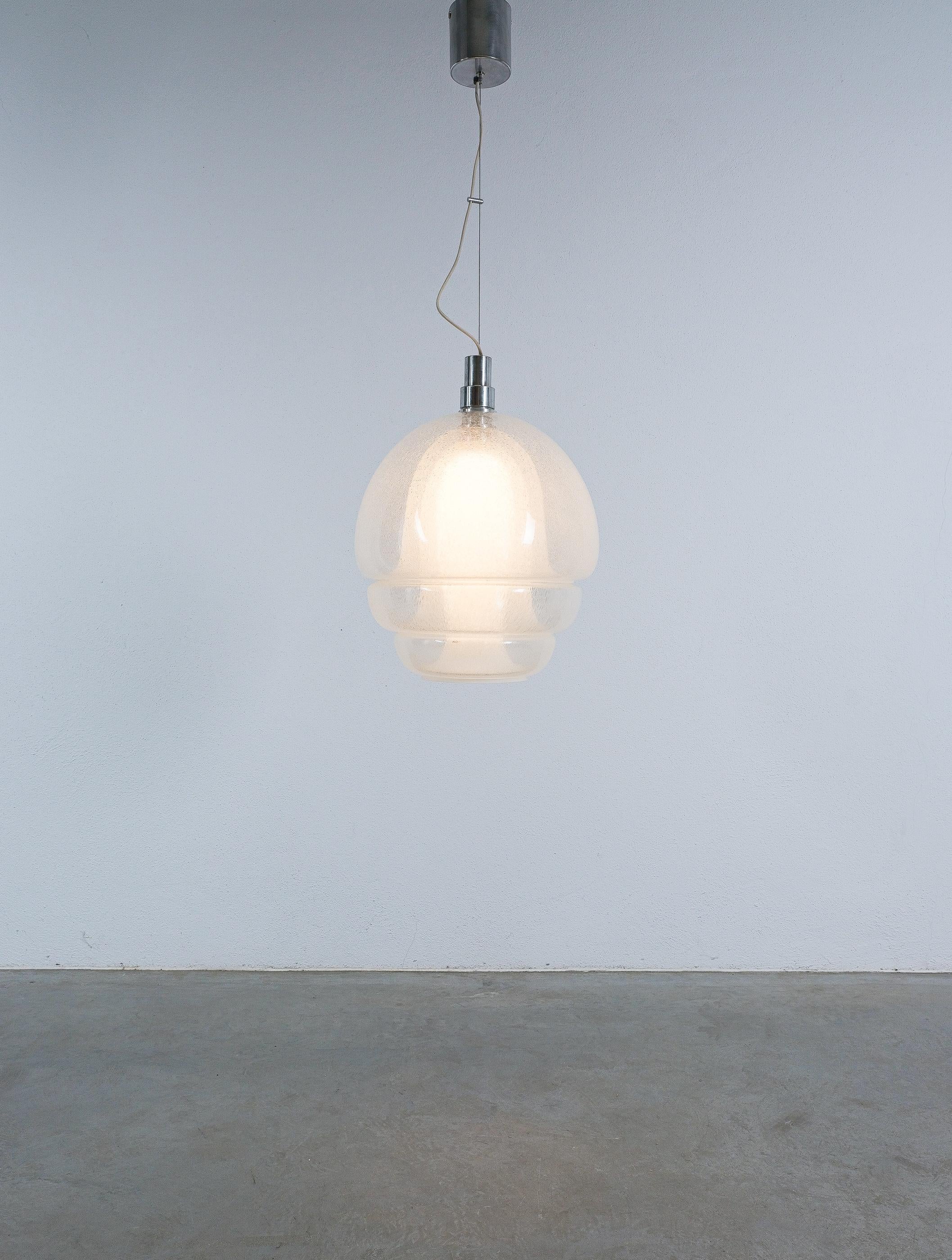 Carlo Nason Model No 134 Medusa Pulegoso Glass Lamp Mazzega, Italie, 1969 en vente 7