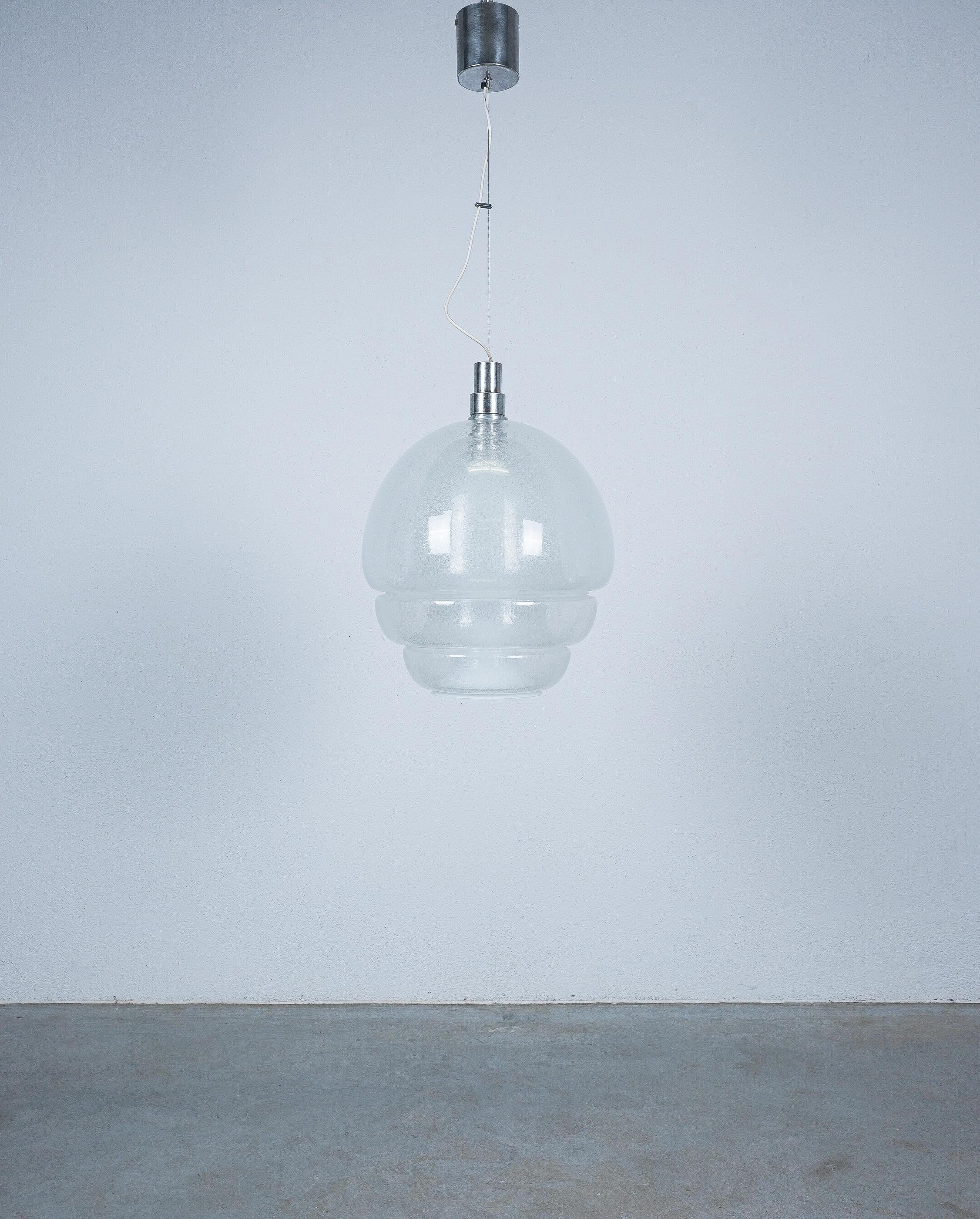 italien Carlo Nason Model No 134 Medusa Pulegoso Glass Lamp Mazzega, Italie, 1969 en vente