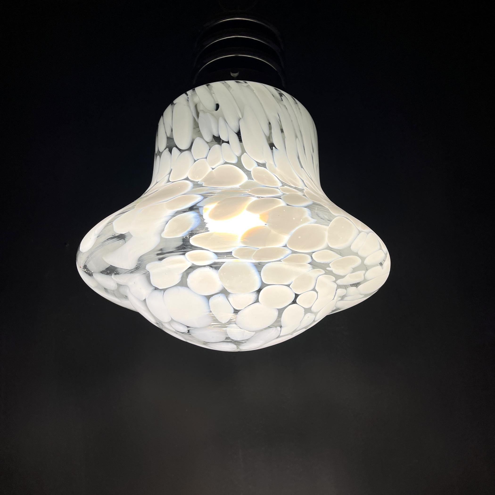 Lampada a sospensione in vetro di Murano di Carlo Nason, Italia 1960 in vendita 3