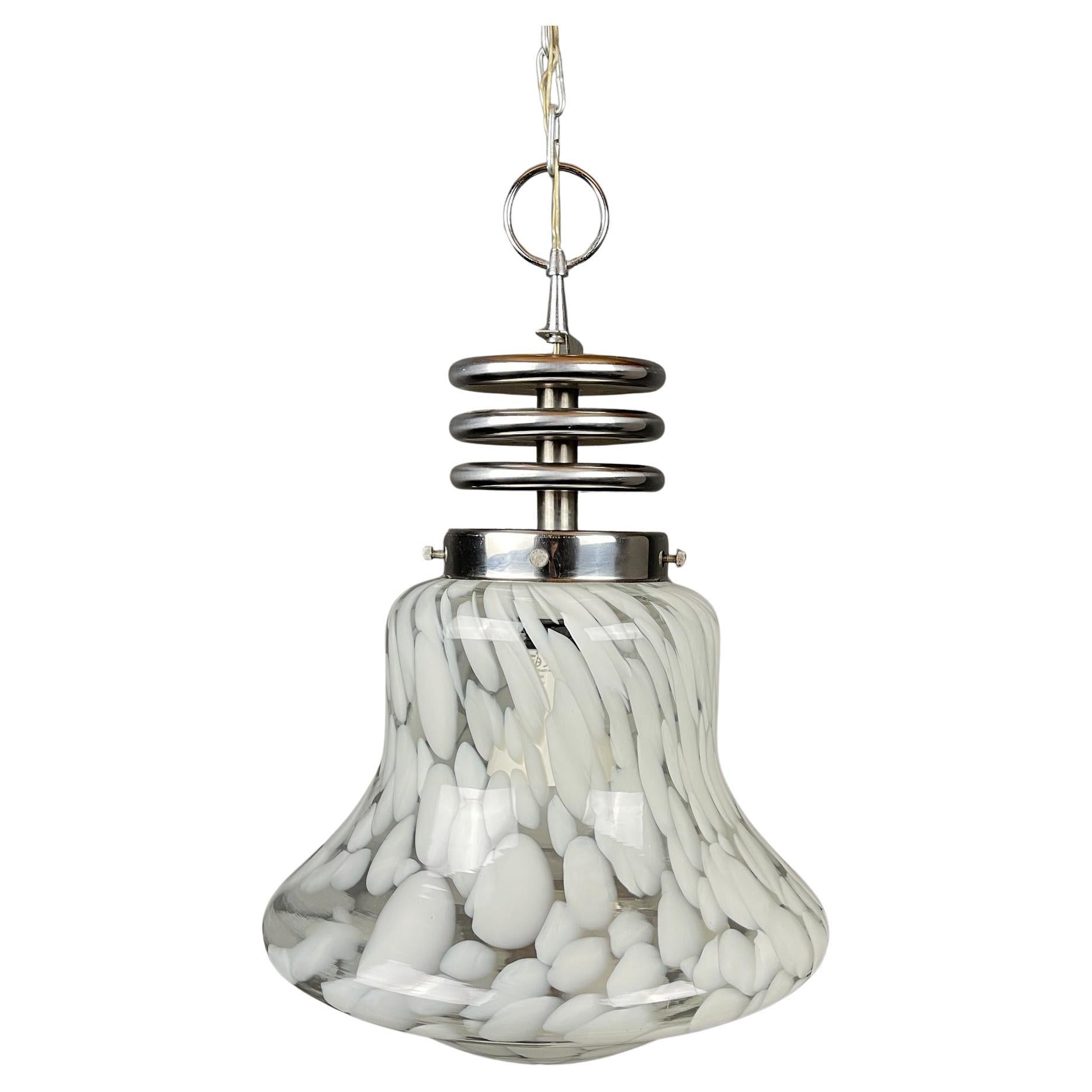 Lampada a sospensione in vetro di Murano di Carlo Nason, Italia 1960 in vendita
