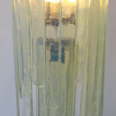 Carlo Nason Murano Glass Waterfall Ceiling Lamp for Mazzega, Italy 1960s