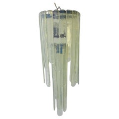 Carlo Nason Murano Glass Waterfall Ceiling Lamp for Mazzega, Italy 1960s