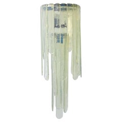 Carlo Nason Murano Glass Waterfall Ceiling Lamp for Mazzega, Italy 1960s