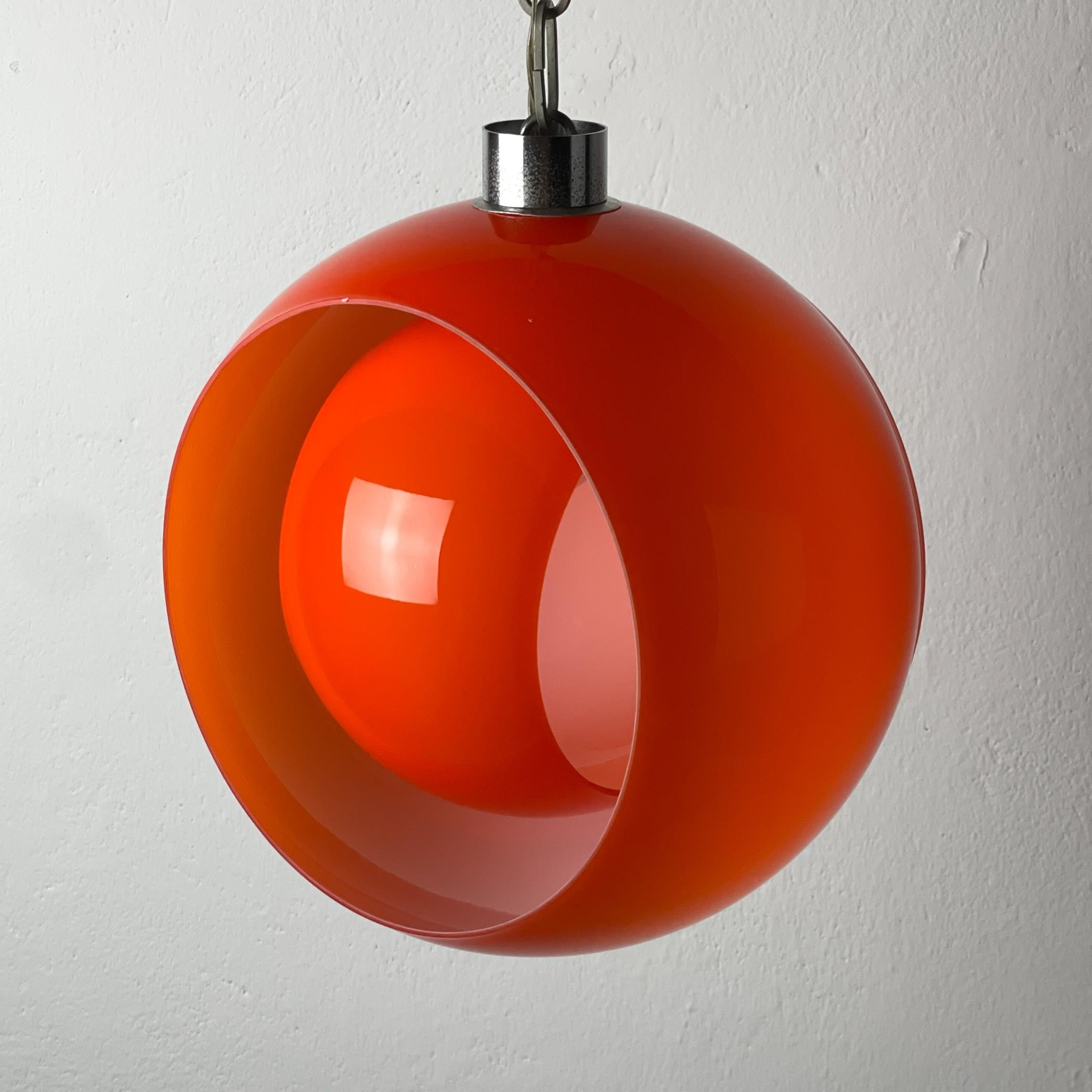 Carlo Nason murano pendant lamp Eclisse, Italy 1960s For Sale 7