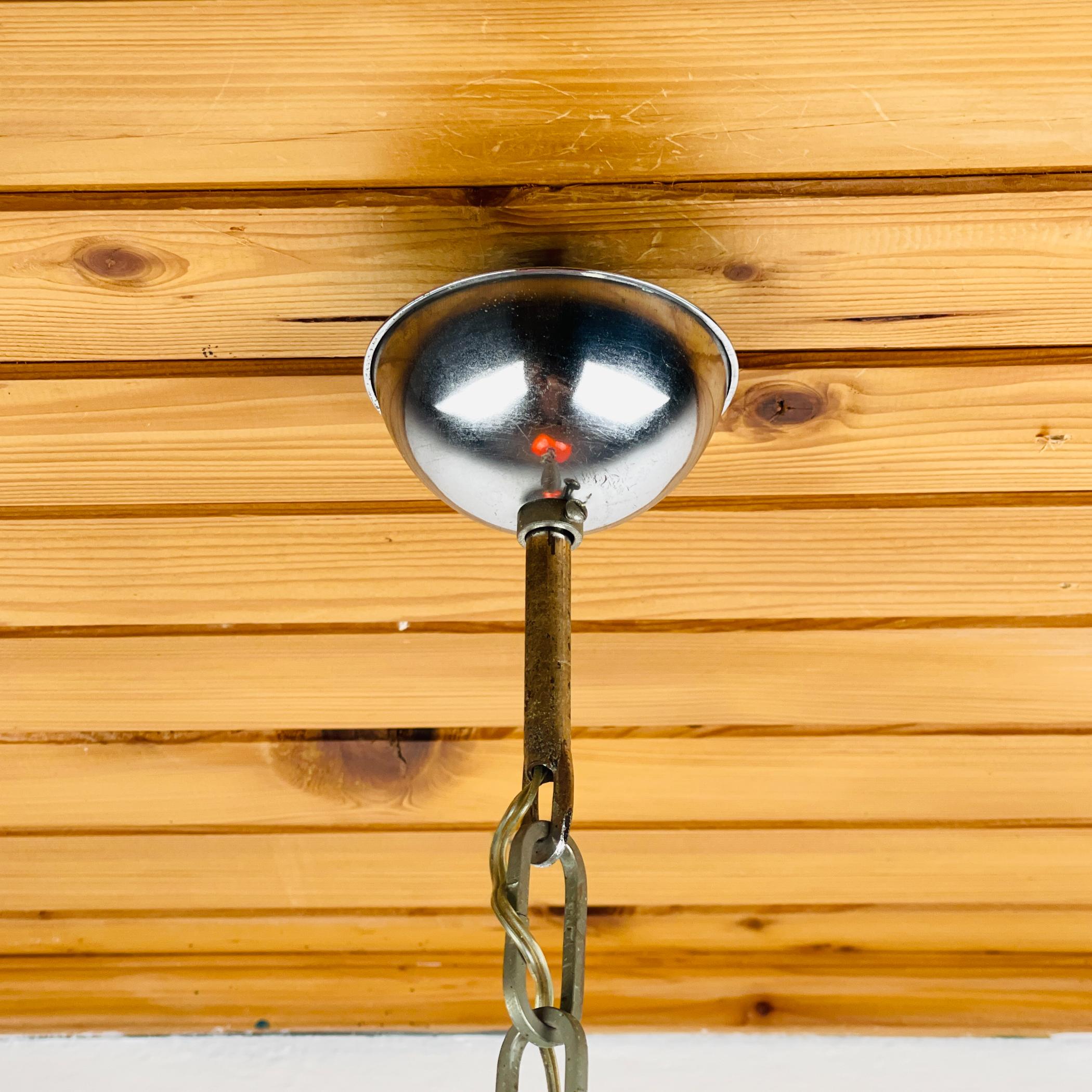 Carlo Nason murano pendant lamp Eclisse, Italy 1960s For Sale 8