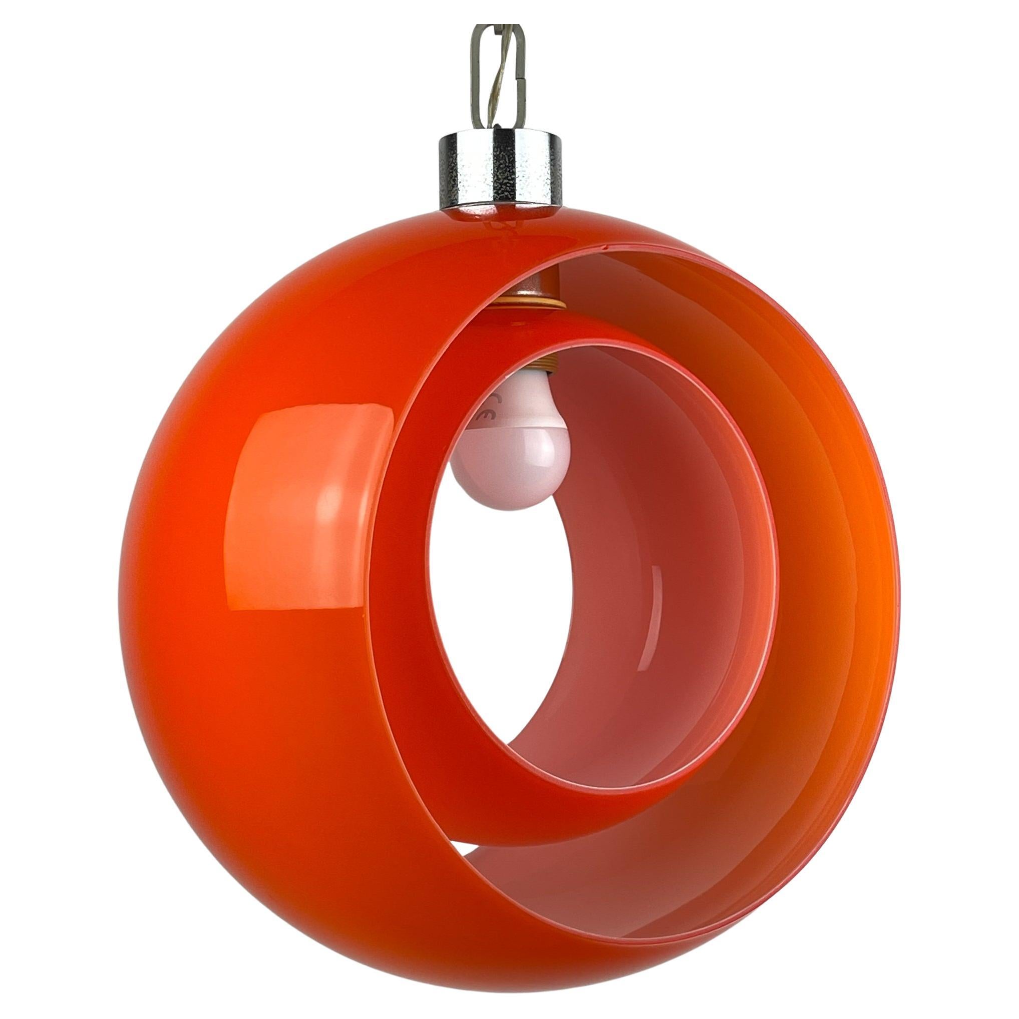 Carlo Nason murano pendant lamp Eclisse, Italy 1960s For Sale