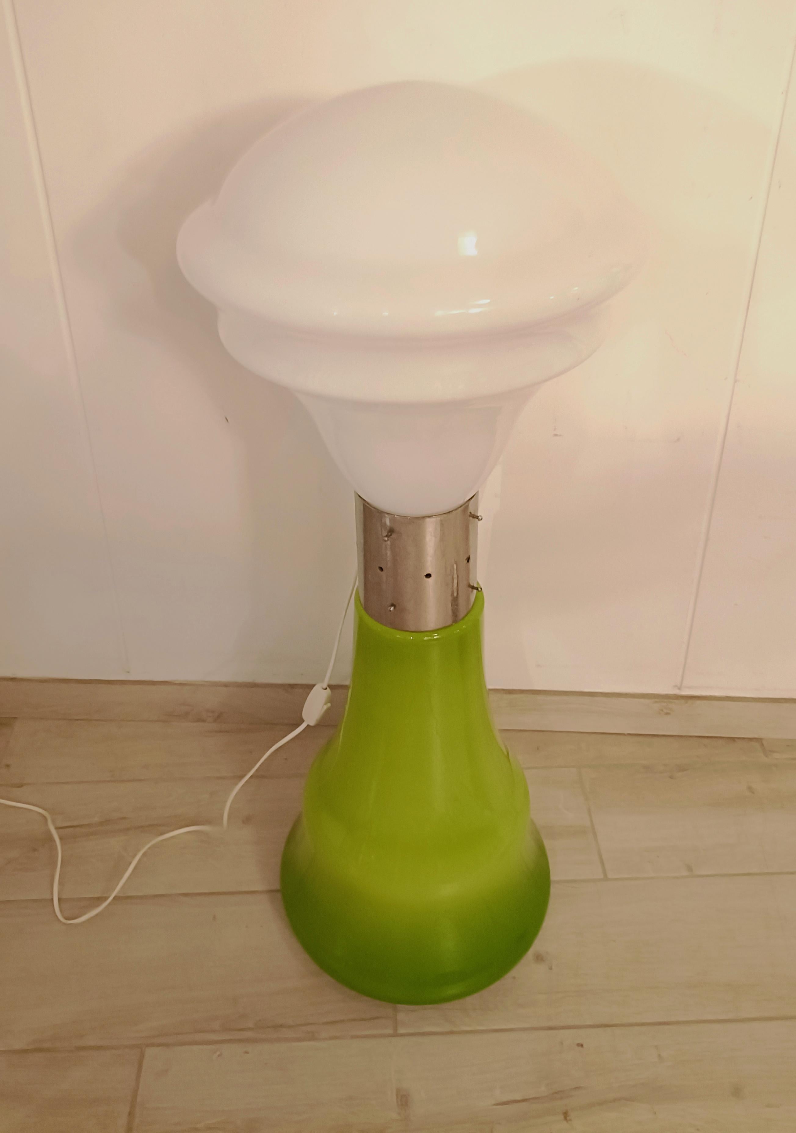 Mid-Century Modern Carlo Nason per Mazzega Lampada da Terra in Vetro di Murano 