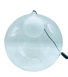 Carlo Nason Rare Glass Globe Table Lamp, Italy, 1970s