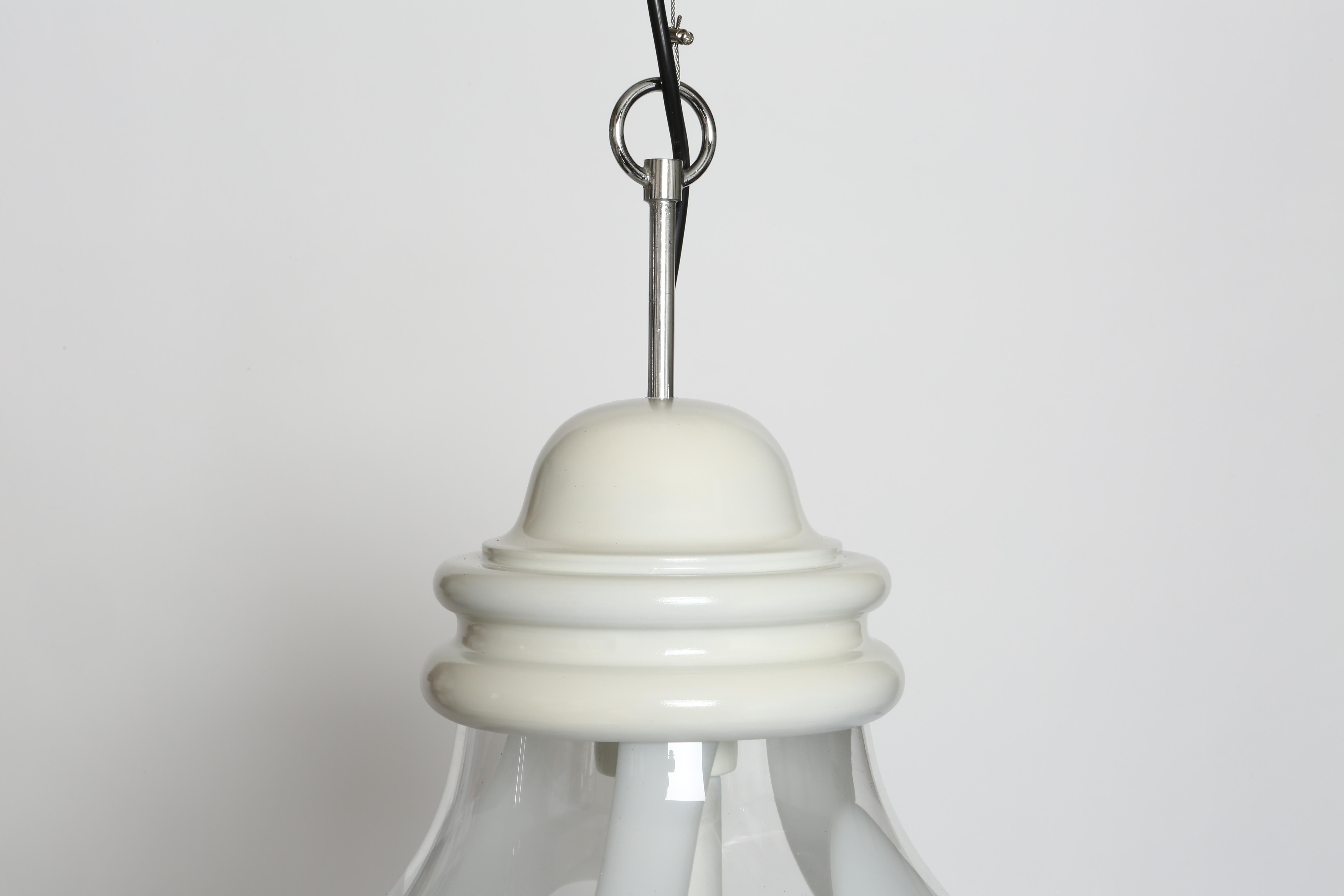Pendente da soffitto in vetro di Murano in stile Carlo Nason, Italia circa anni '70 in vendita 8