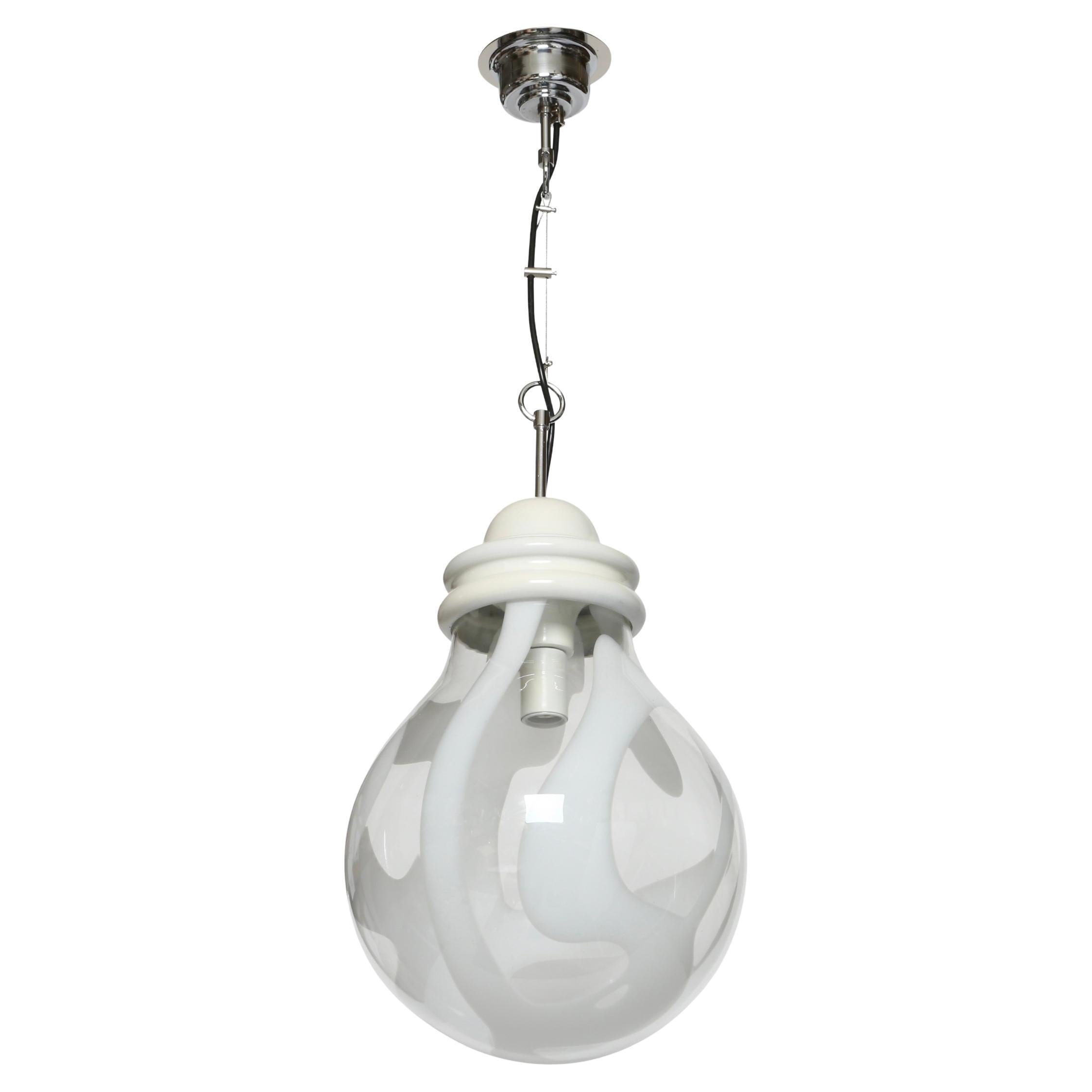 Carlo Nason style Murano glass ceiling pendant, Italy circa 1970s