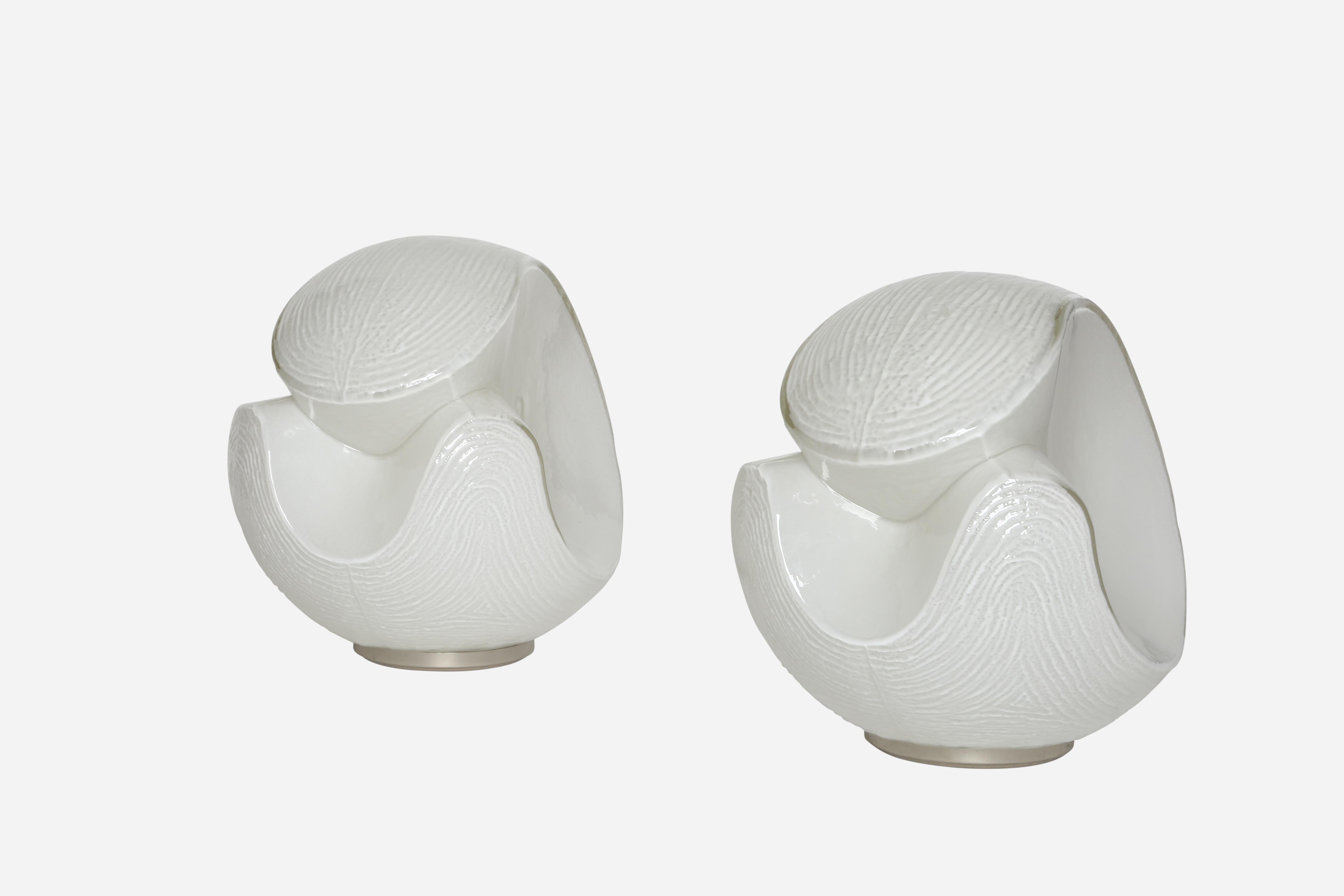 Carlo Nason style table lampa, a pair For Sale 8