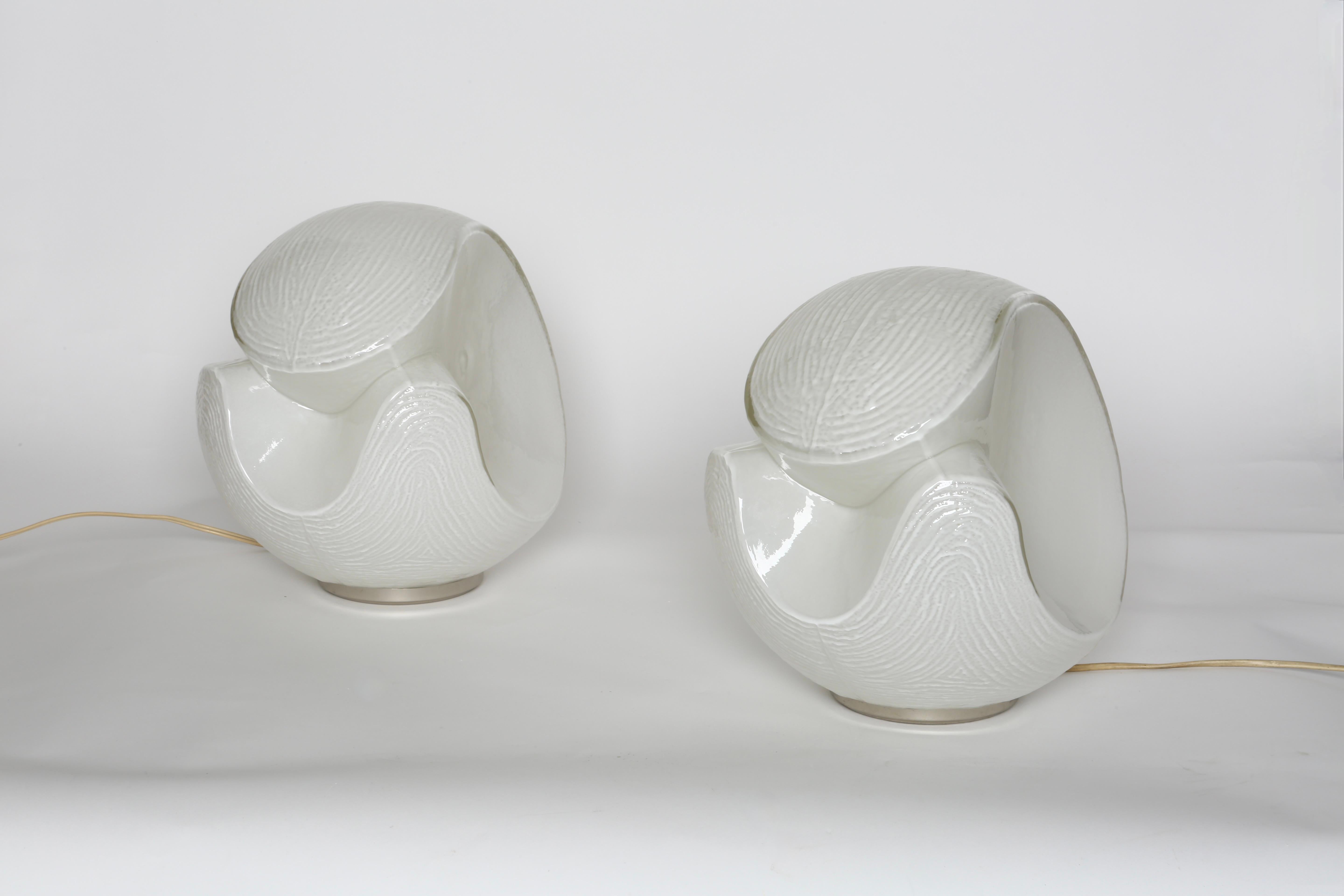 Carlo Nason style table lampa, a pair For Sale 9