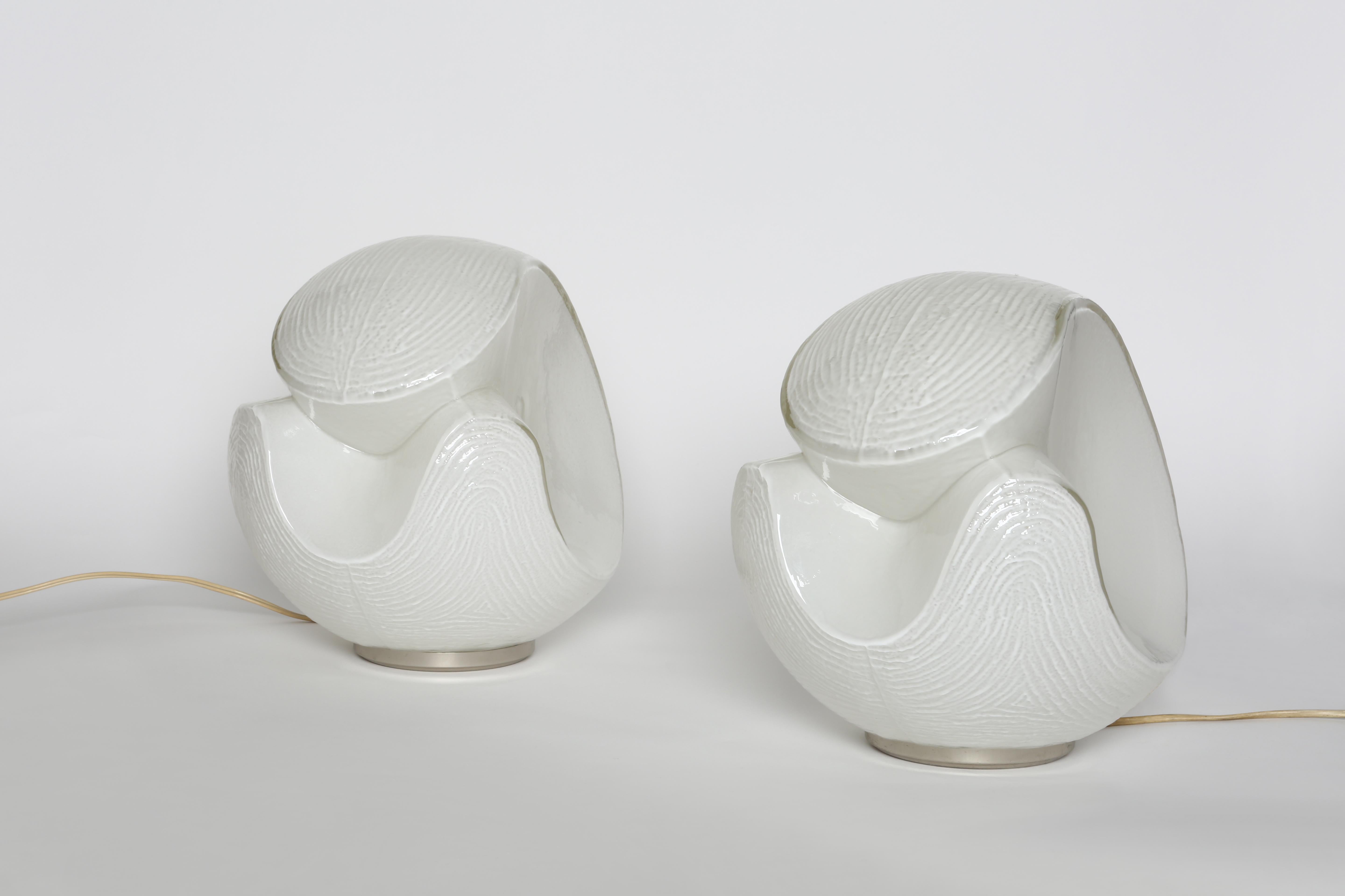Carlo Nason style table lampa, a pair For Sale 1