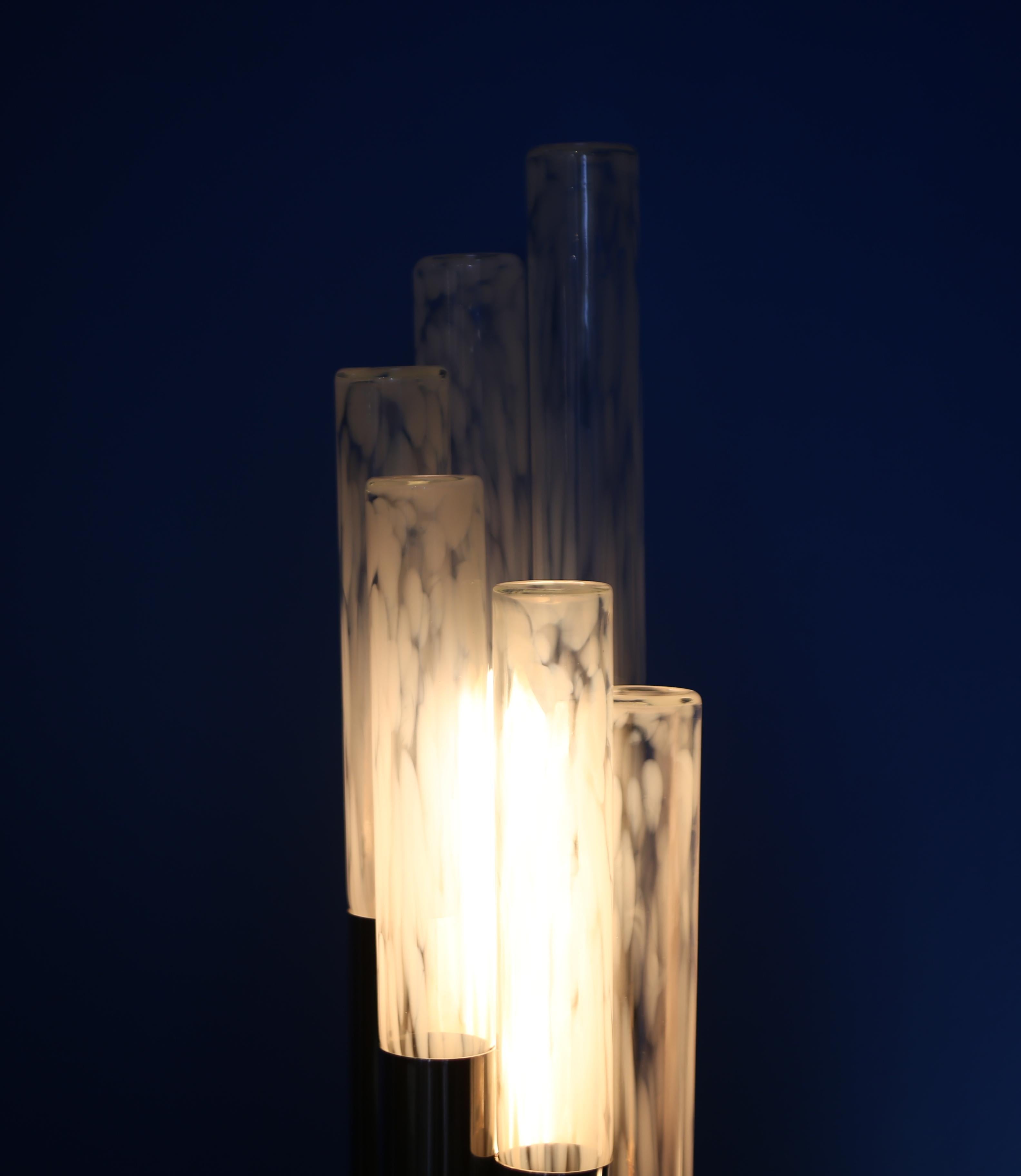 Italian Carlo Nason table lamp from the 70s For Sale