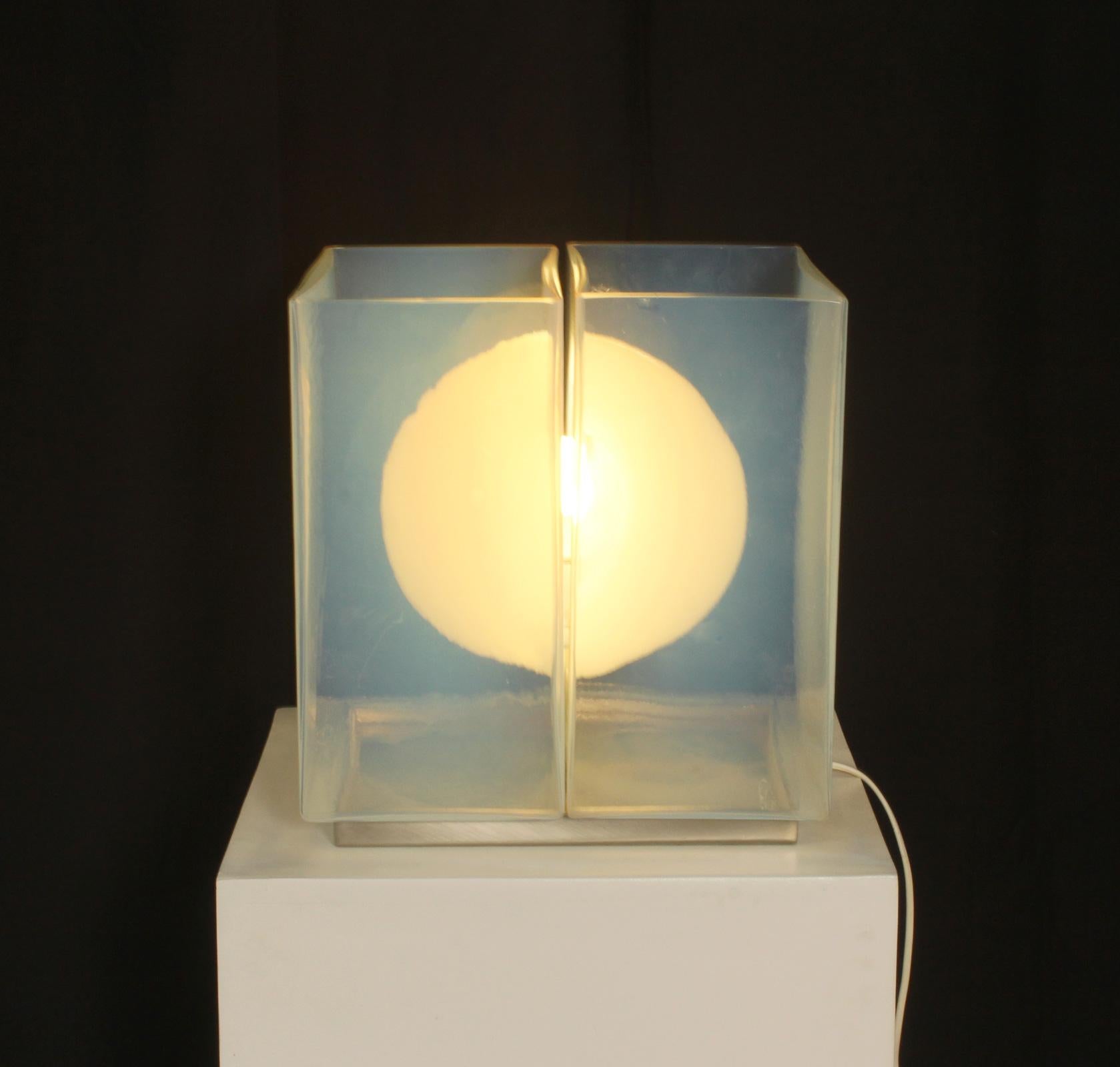 Lampada da tavolo Carlo Nason LT323 per Mazzega, Italia, anni '60 in vendita 4