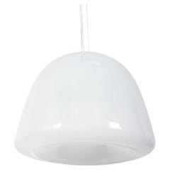 Carlo Nason Three Shade Glass Pendant Lamp, Italy, 1960