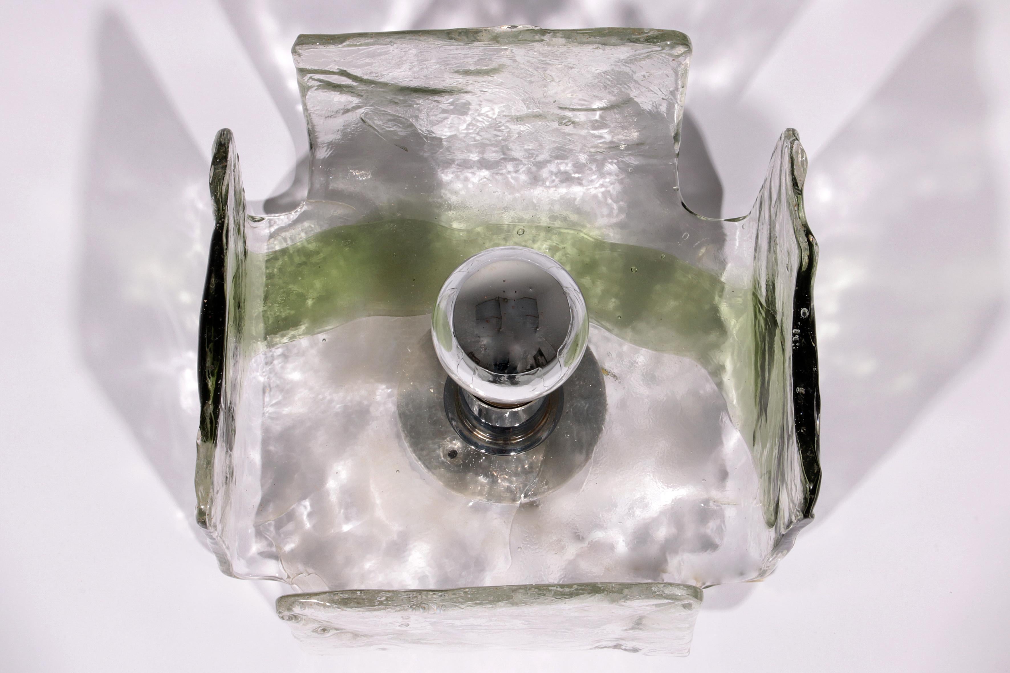 Carlo Nason wallamp from Muranoglass for Kalmar 1960 Austria For Sale 1