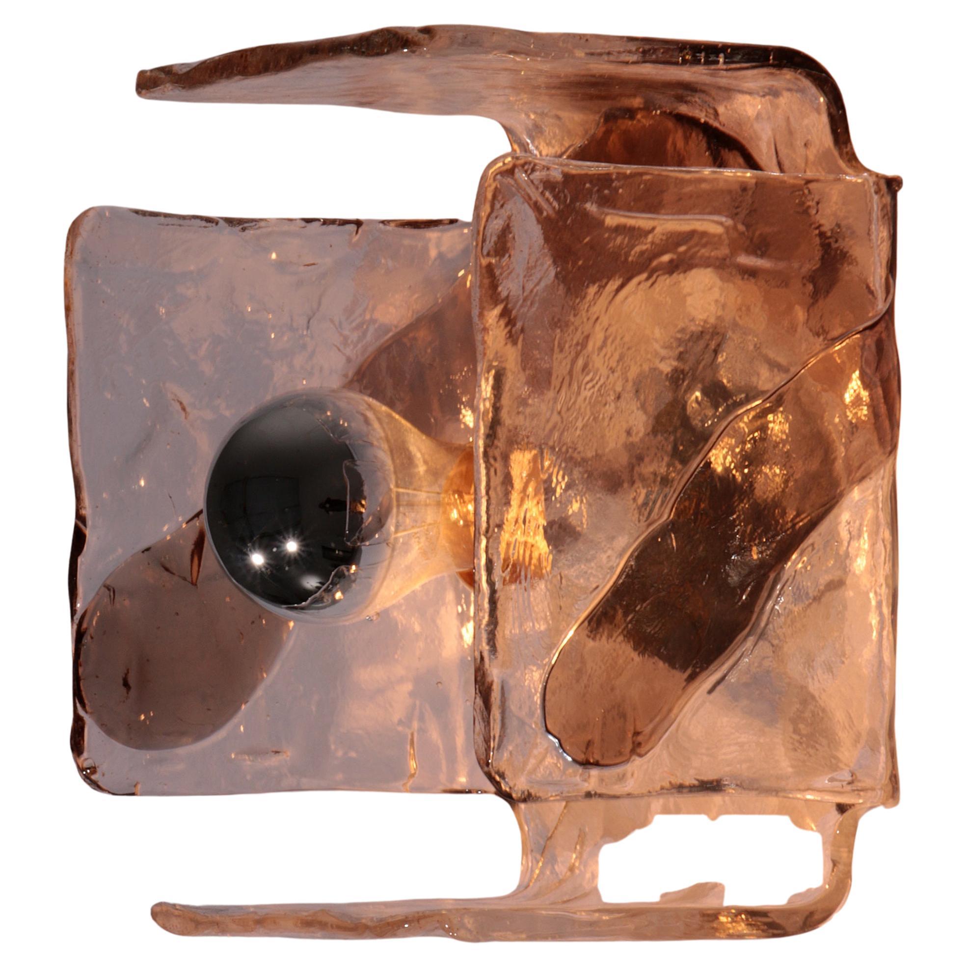 Carlo Nason wallamp from Muranoglass for Kalmar 1960 Austria For Sale