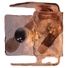 Carlo Nason Wandlampe aus Muranoglas für Kalmar 1960 Österreich
