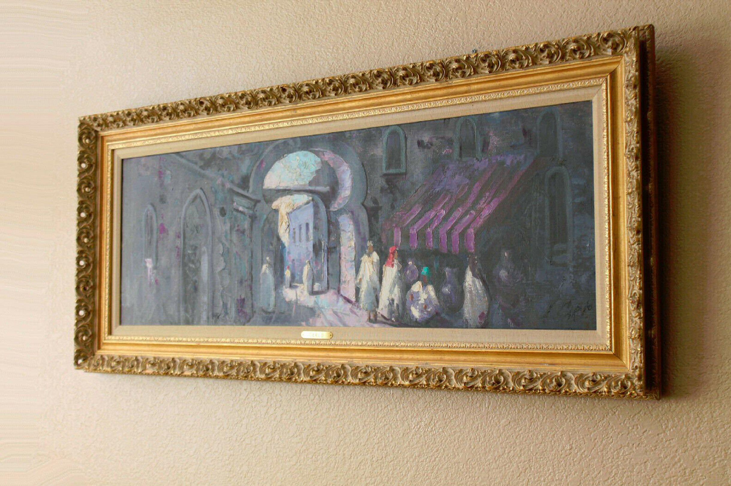 MONUMENTAL!

ORIGINAL OIL PAINTING
CARLO OF HOLLYWOOD
ARAB MARKET

DIMENSIONS:
( LARGE  Approx 53
