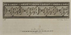 Ancient Roman Labyrinth  - Etching - 18th Century