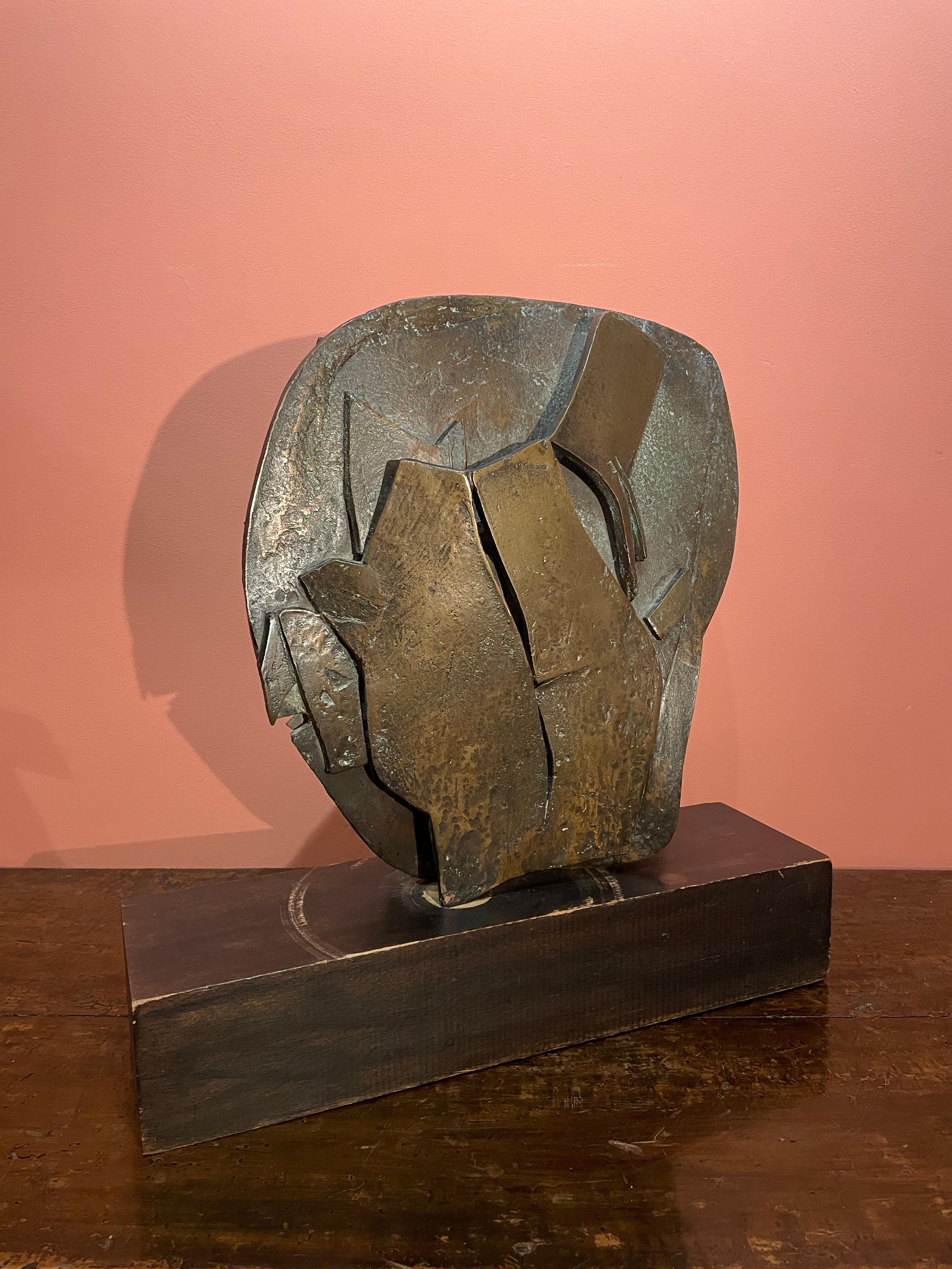 Bronze Carlo Ramous, Abstract Composition For Sale