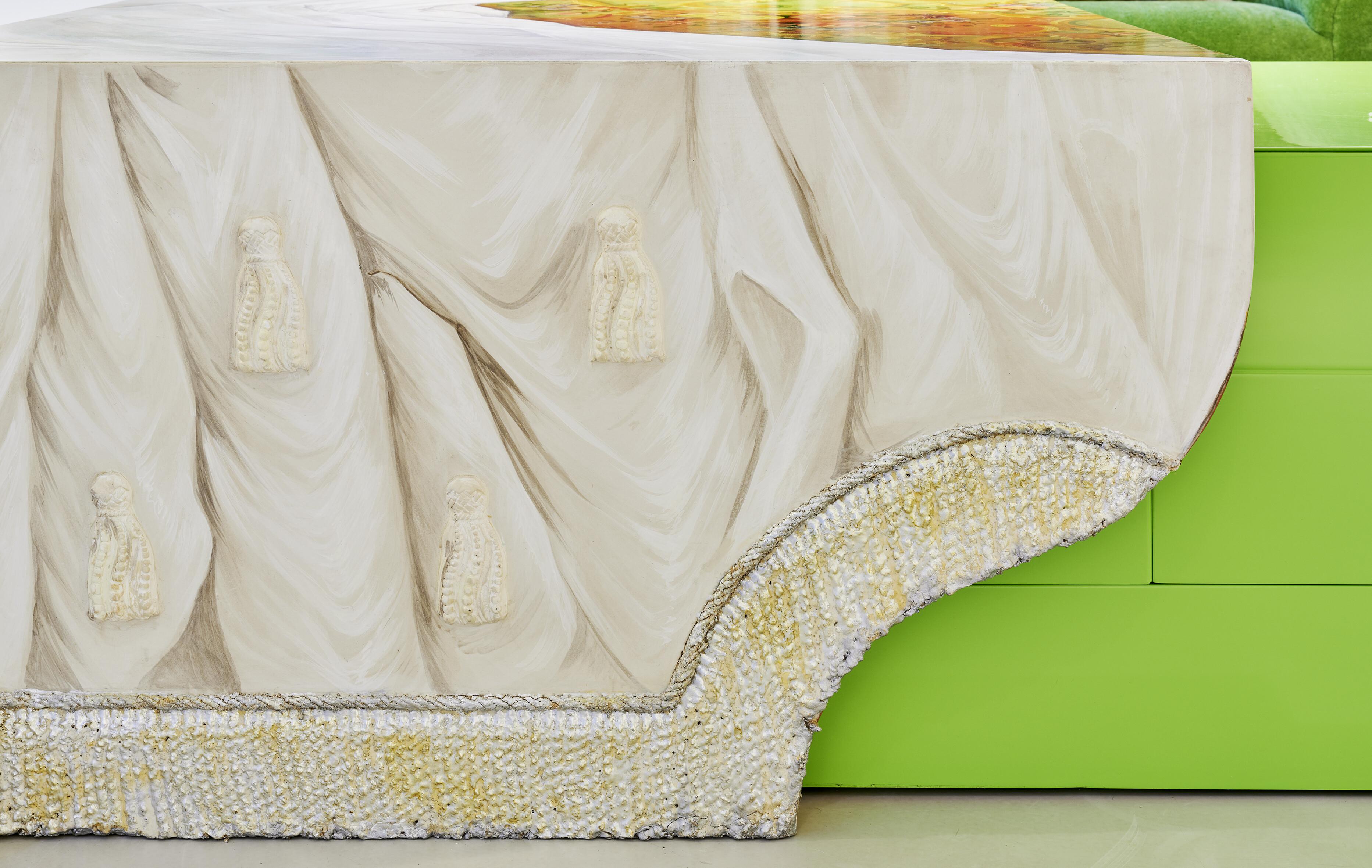 Seating Group Green Velvet For Sale 8