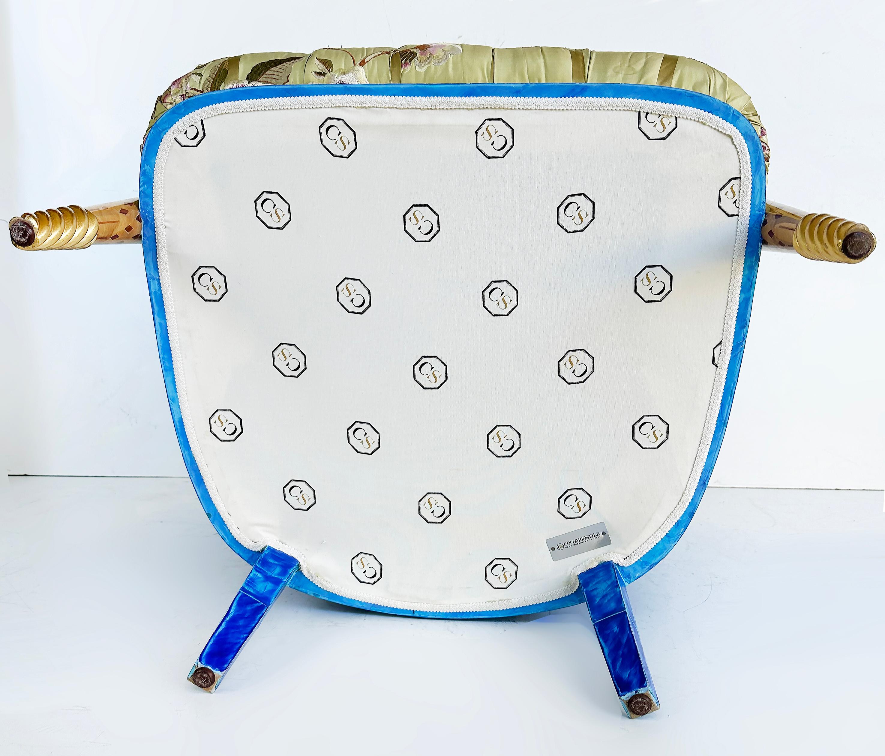 Sedia a intarsio Carlo Rampazzi Collezione Eclettica, Made in Italy in vendita 6