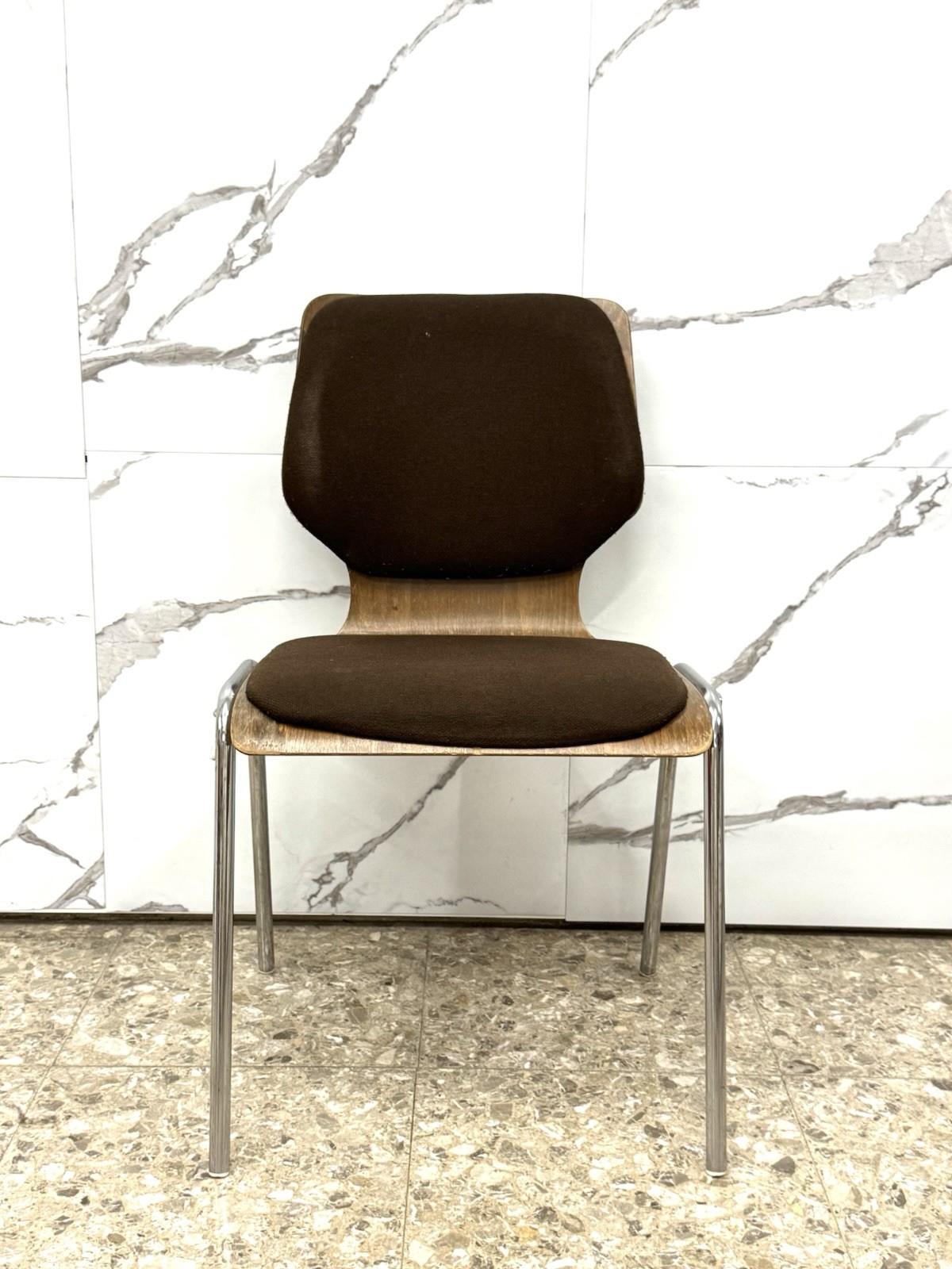 Carlo Ratti Office Set 4 Chairs Modern Design 1970s en vente 6
