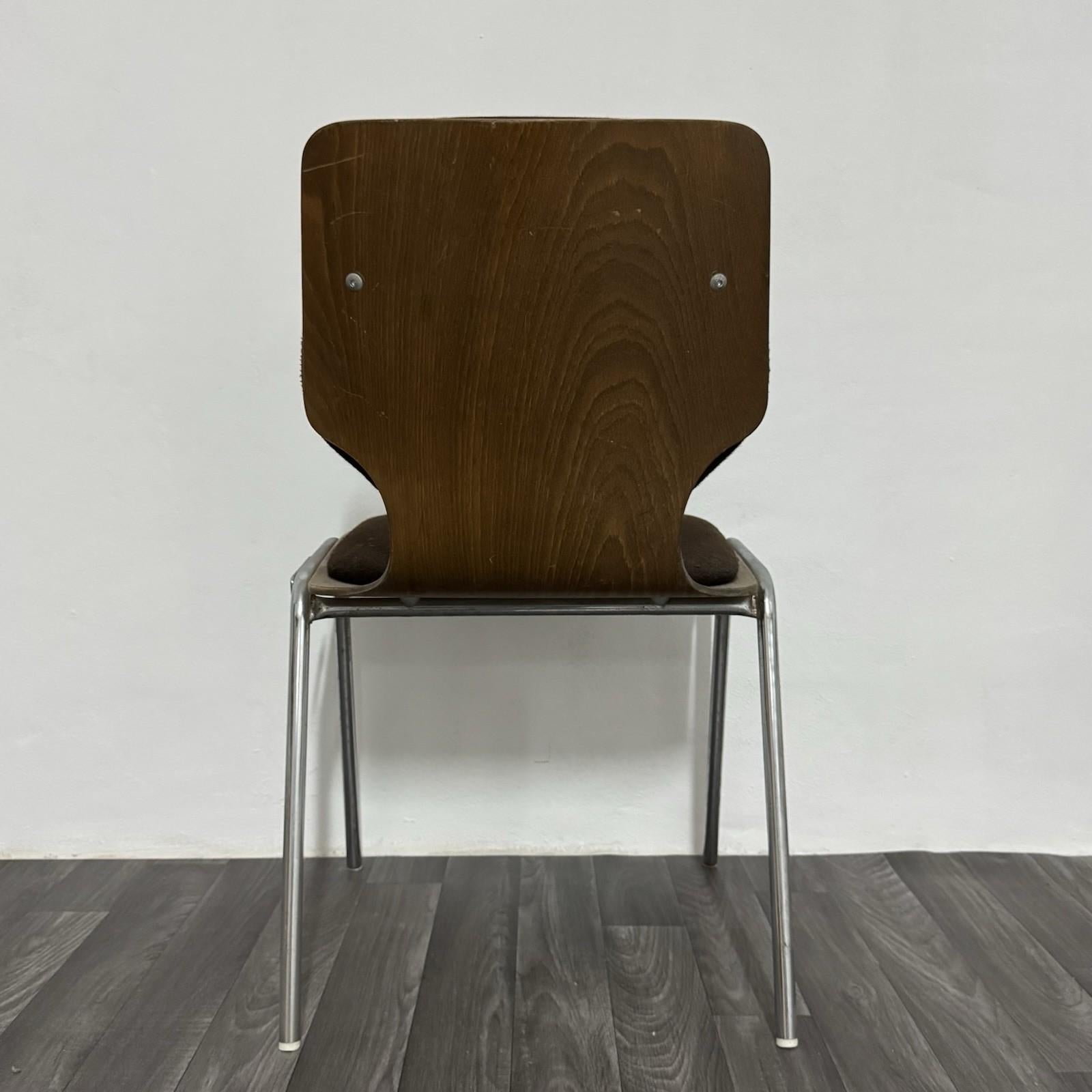 Carlo Ratti Style Set Da Pranzo 4 Sedie Design Modernariato Anni '70 en venta 2