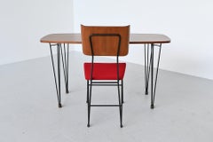 Carlo Ratti Schreibtisch-Set Legni Curva:: Italien:: 1950
