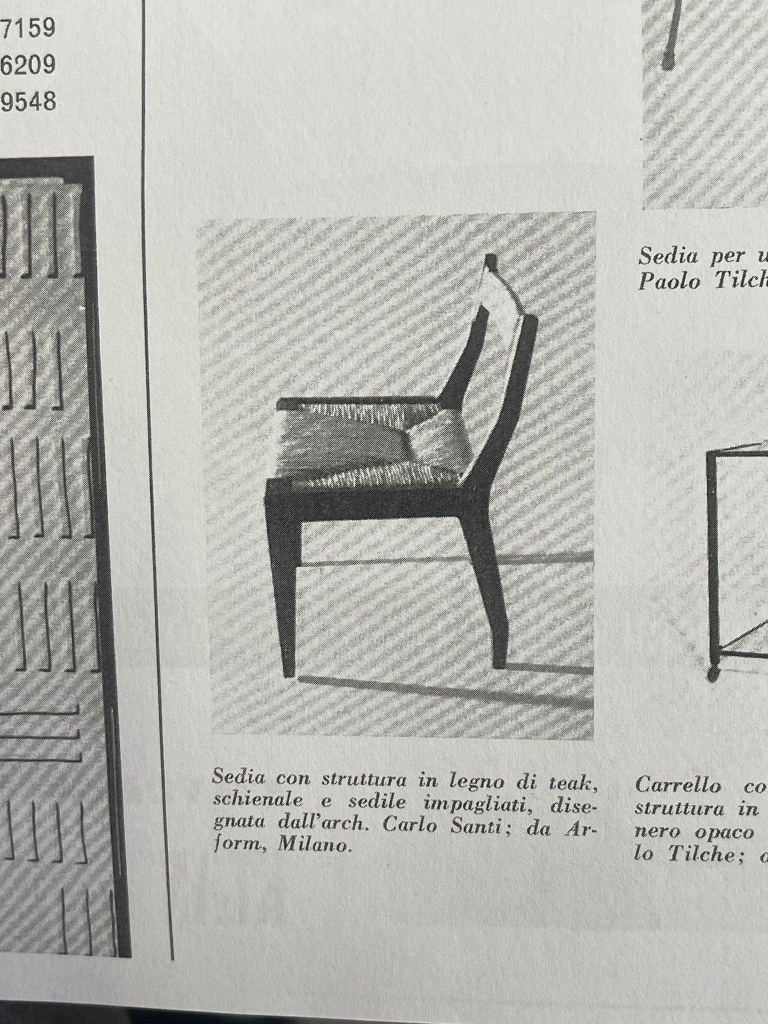 Carlo Santi Sillas de época para Arform, publicado en venta 1