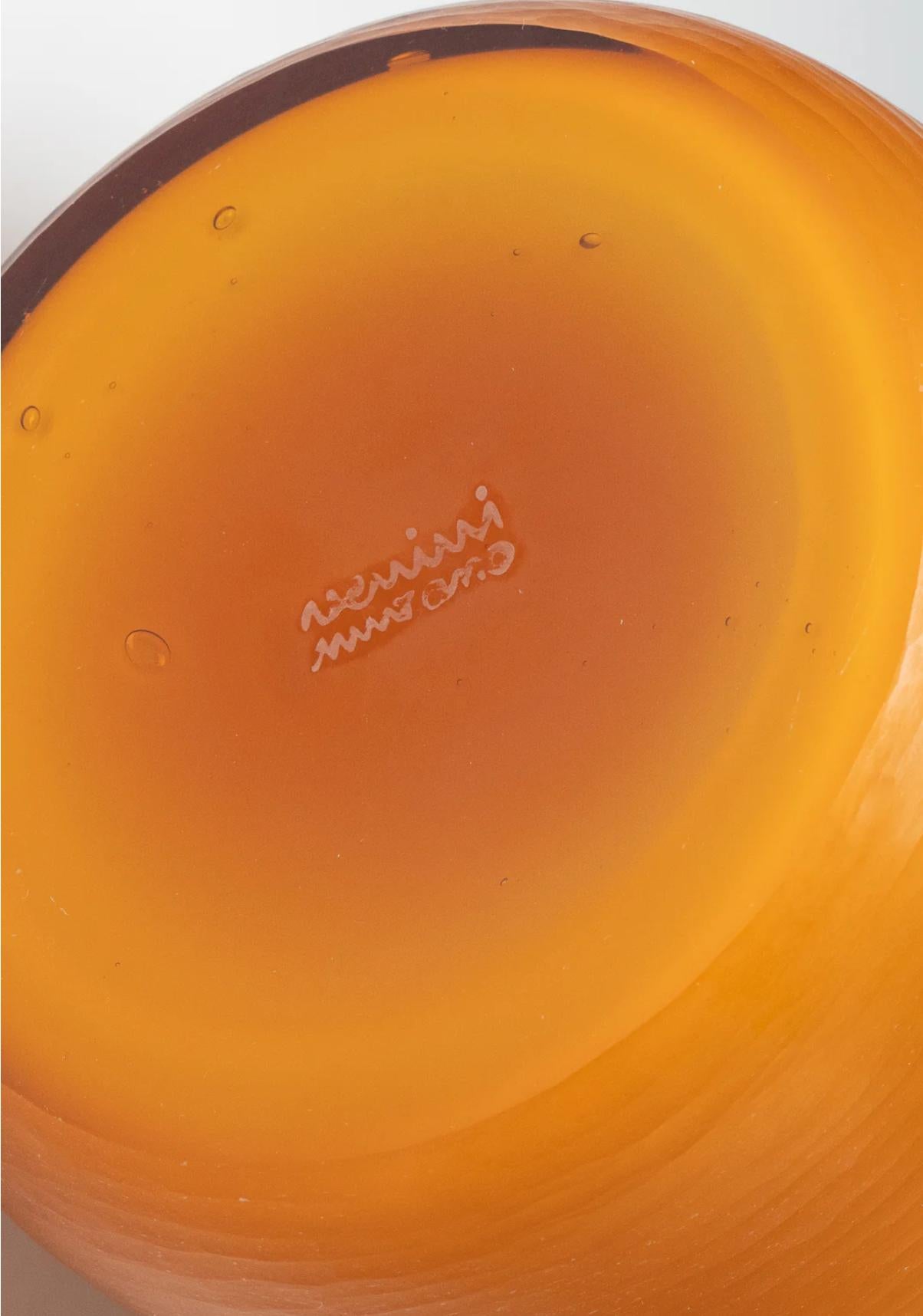 Vetro di Murano Carlo Scarpa (1906-1978), vaso 'Battuto', 1940 in vendita