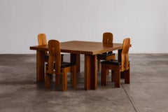 Carlo Scarpa “761” Table & 1934 "765" Chairs, Dining Room Set for Bernini