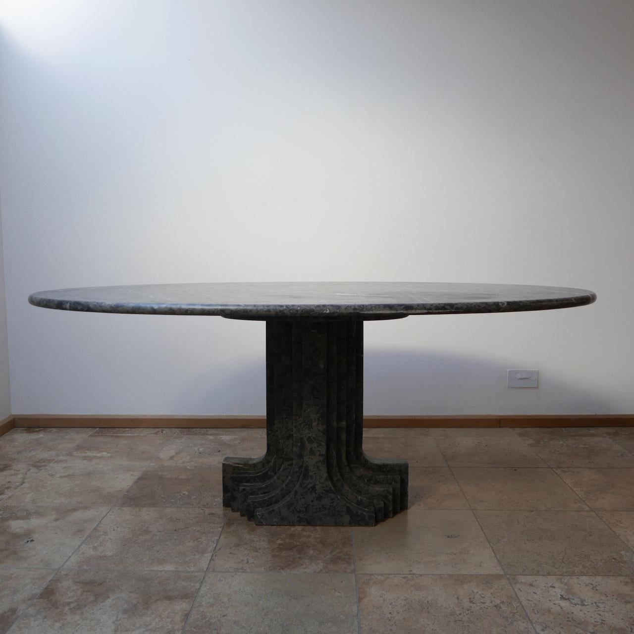 Carlo Scarpa 'Argo' Italian Mid-Century Marble Dining Table 6