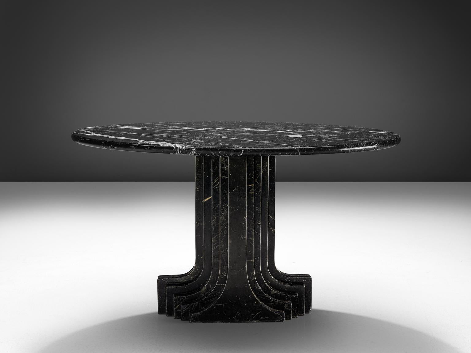 Post-Modern Carlo Scarpa 'Argo' Marble Table